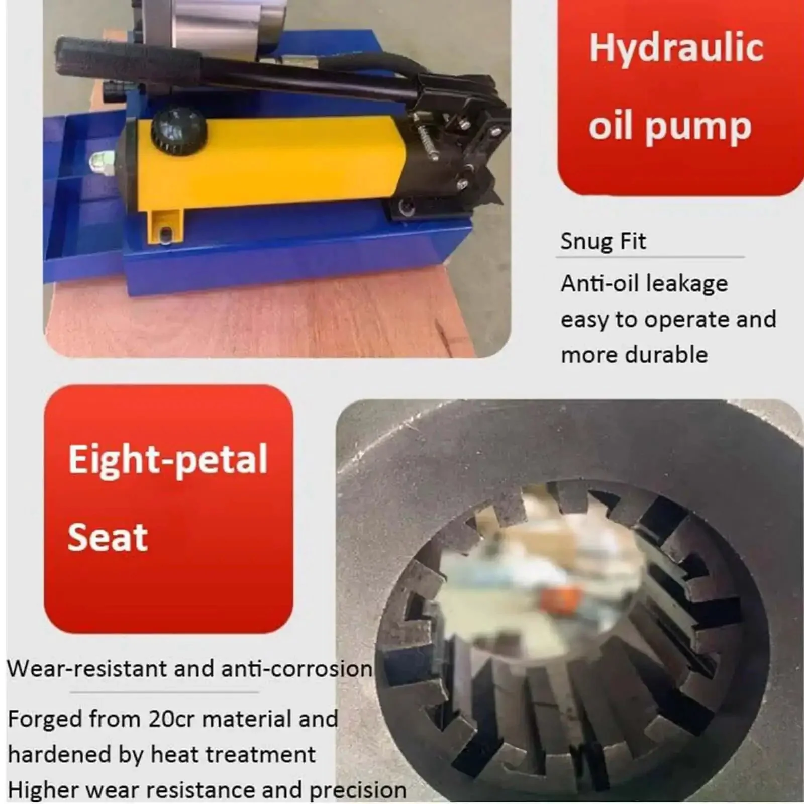 Portable Hydraulic Hose Crimping Tool Kit With 8 Die Sets Handheld Press Crimper Mini Hose Crimp Machine For Tight Fittings Magnetic Easy Install Tank High Pressure Performance For Pro Grade Hoses - Image 5