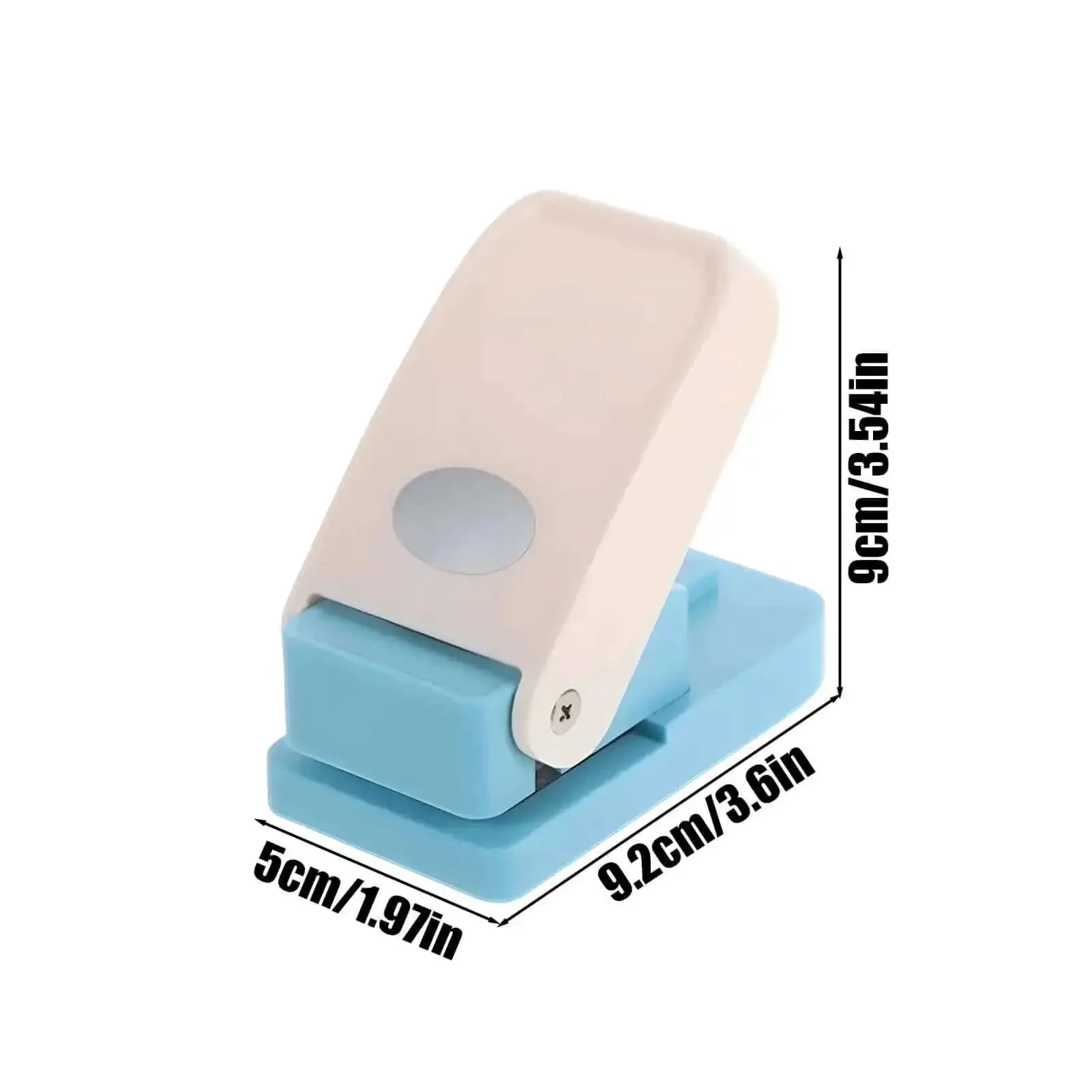 Portable Oval Tab Punch For Scrapbooking And Card Making, Compact Steel Hole Cutter For Paper Cards And Tags, Smooth Cut Easy Grip Craft Tool For On The Go DIY Projects And Journals - Image 9