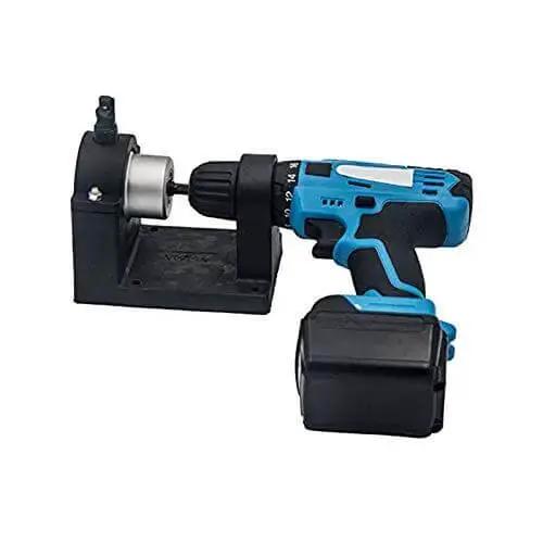 Positioning Bracket for Double Head Metal Cutter Holder for Sheet Metal Cutting Drill Tool Black Secure Mount Durable ABS Construction Stable Clamp Easy Install Ideal DIY Tool Accessory - Image 2