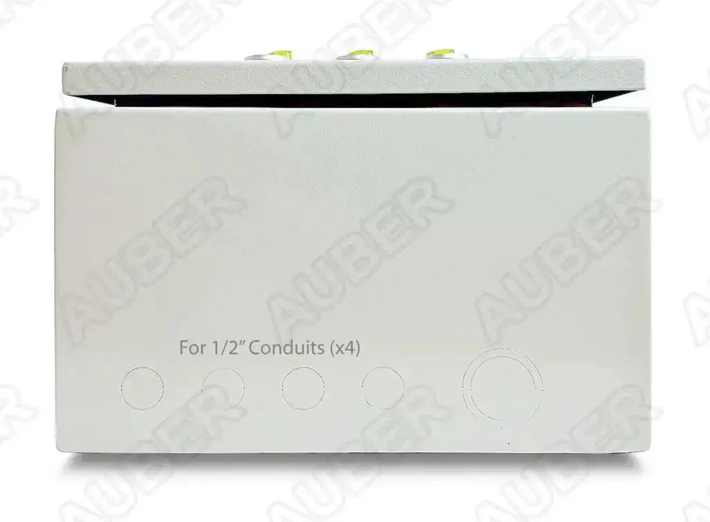 Powder Coating Oven Control Panel With Light And Fan Control 240V 75A 18000W Heavy Duty Wall Mount Enclosure With Pro Grade Dual Line PID Temperature Controller Dual Line Timer Oven Probe High Temp Sensor And Side Mount Breaker - Image 2