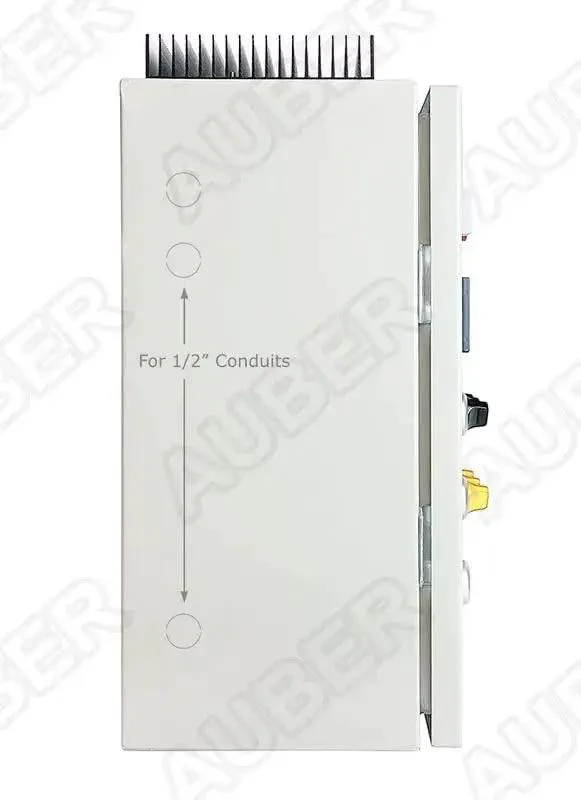 Powder Coating Oven Control Panel With Light And Fan Control 240V 75A 18000W Heavy Duty Wall Mount Enclosure With Pro Grade Dual Line PID Temperature Controller Dual Line Timer Oven Probe High Temp Sensor And Side Mount Breaker - Image 4