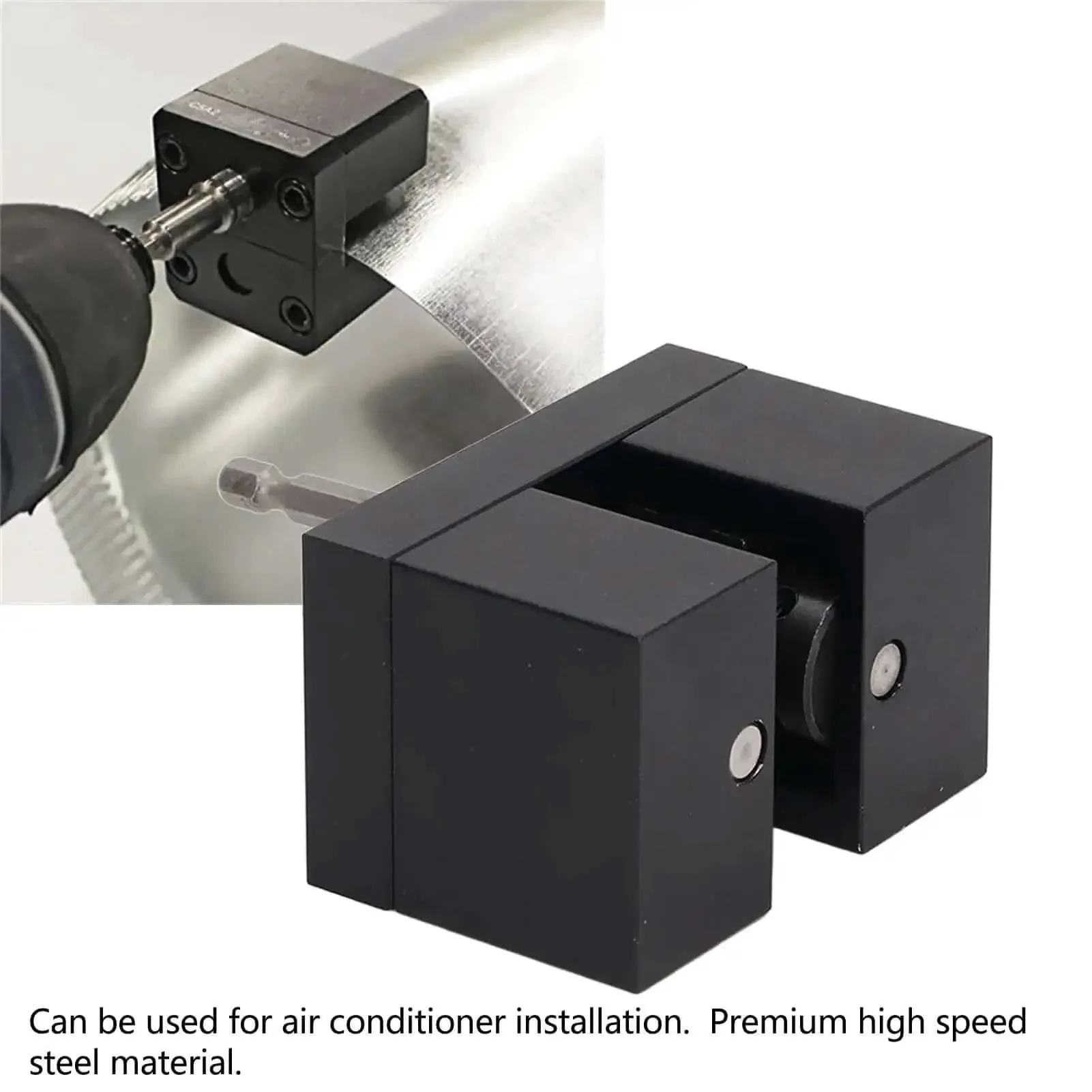 Power Assisted Impact Crimper For Duct Swaging And Hydraulic Hose High Speed Steel Crimp Tool With Easy Control Pro Grade HVAC Repair And Maintenance Gear For Durable Hassle Free Connections - Image 9