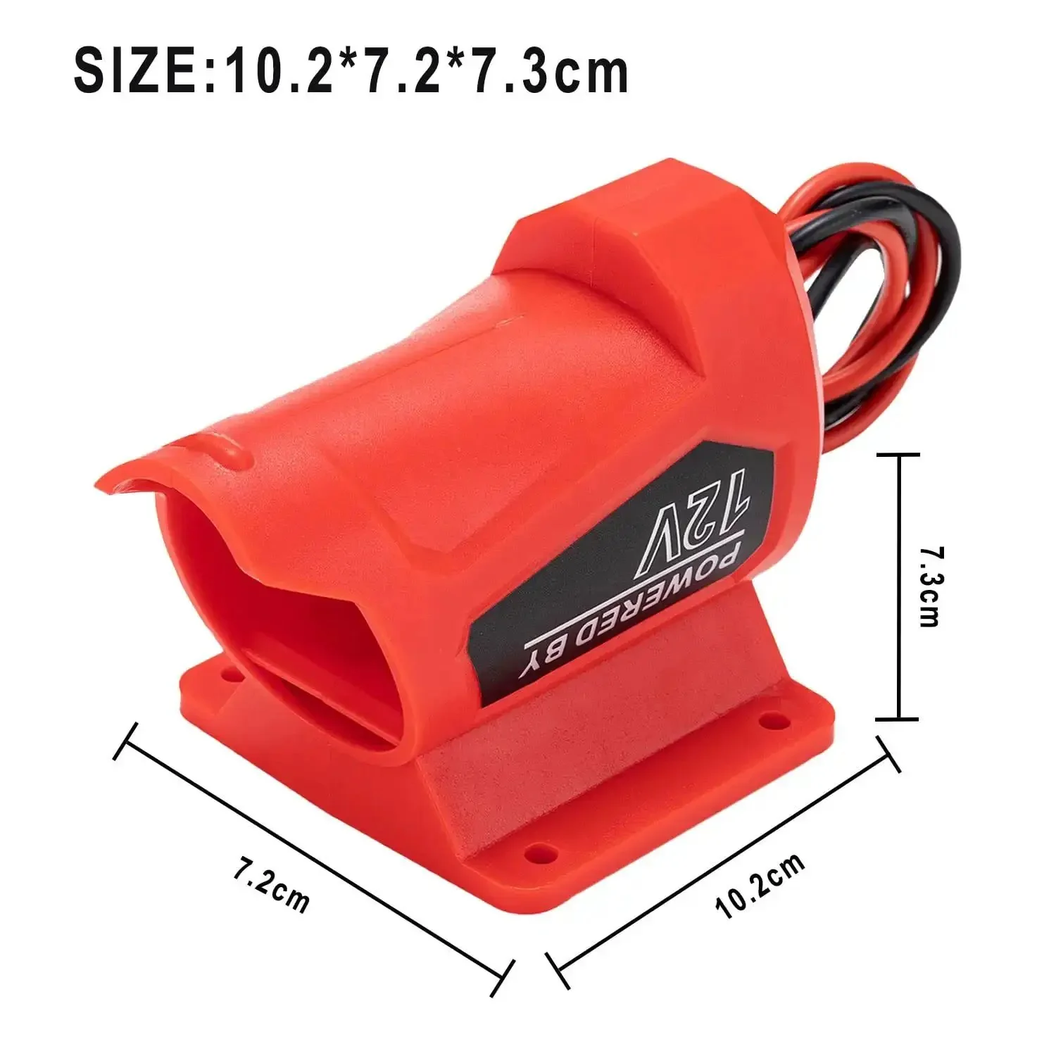 Power Battery Adapter Wheel For 12V M12 Battery With 14 Gauge Connector, Easy Snap On Install, Replacement Accessory For Robotic Projects, DIY RC Cars And Trucks, Built Tough, Pro Grade Compatibility - Image 5