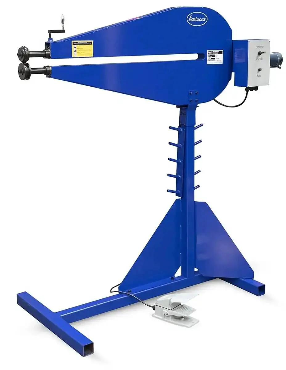 Power Bead Roller With Stand For Metal Fabrication, 36 Inch Bead Roller With Electric Power And Foot Pedal Control, Heavy Duty 120V Motor, A Real Workhorse For Large Panels And Long Runs - Image 5