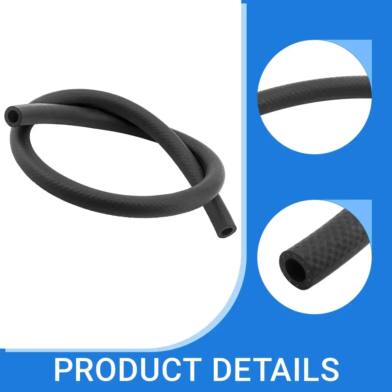 Power Brake Vacuum Hose For Passenger Cars And Light Trucks 3 Feet Long Inner Diameter 0.46875 Inch Outer Diameter 0.78 Inch Pro Grade Durable Flexible Brake Booster Vacuum Hose Kit For Auto Brakes 1 Pack - Image 6
