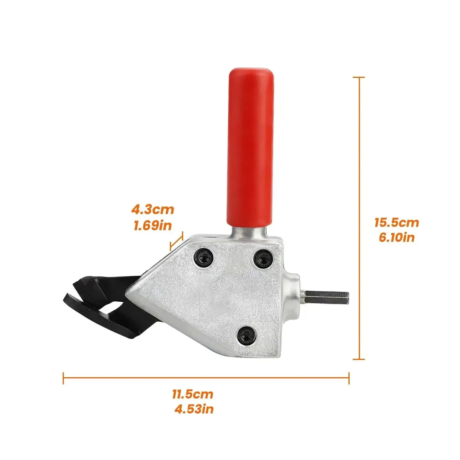 Power Drill Sheet Metal Cutter Attachment Beast Mode Heavy Duty Shear For Cutting Tin Steel And Corrugated Roofing Perfect For DIY Pros Transform Your Drill Into A Metal Cutting Powerhouse - Image 6