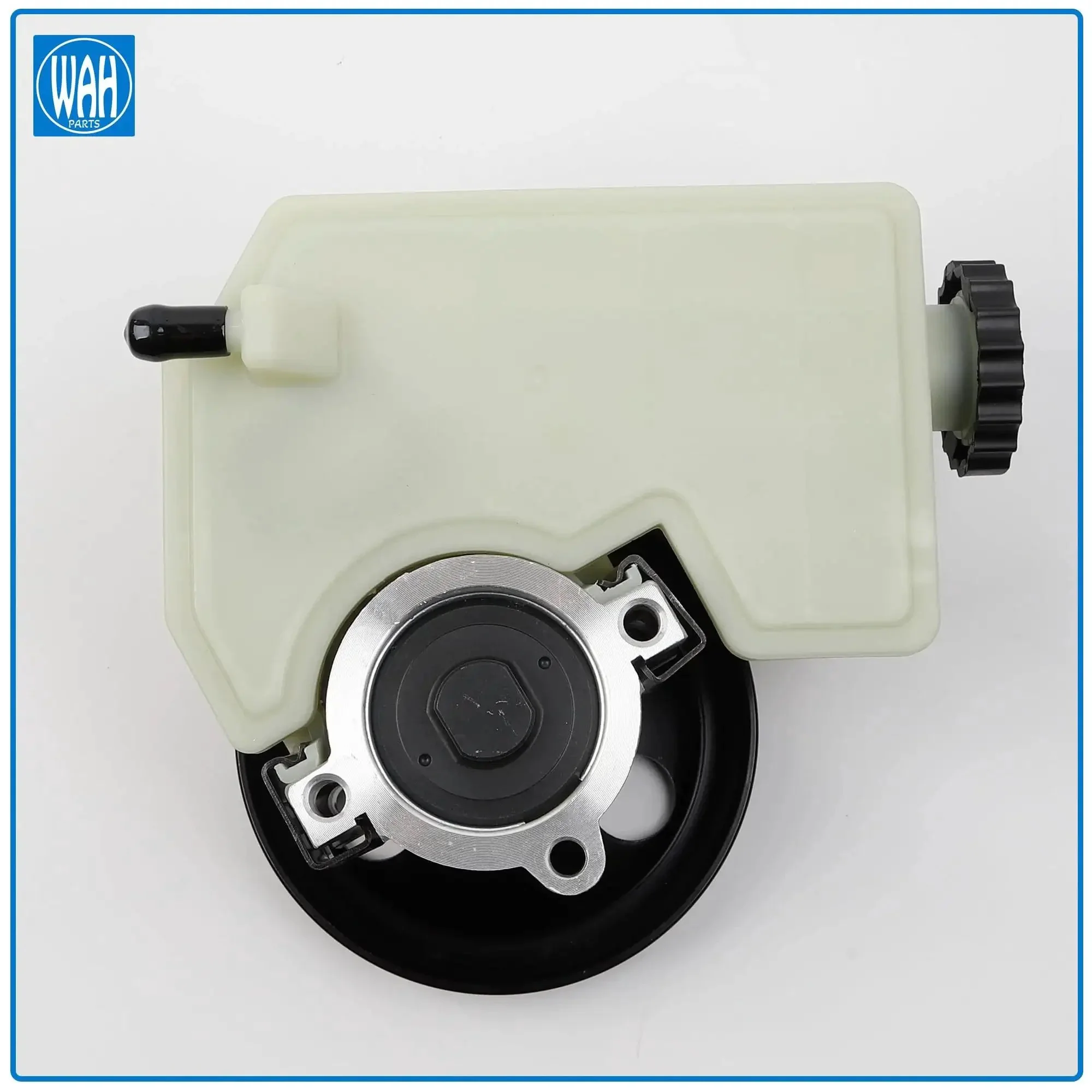 Power Steering Pump With Pulley For Jeep Liberty 2002 2003 2004 2005 2006 V6 3.7L Beefed Up Replacement Easy Install Durable Steering Part Compatible With 2064610 9664610 52088710AA 4892371AA 73375141 Smooth Steering - Image 2