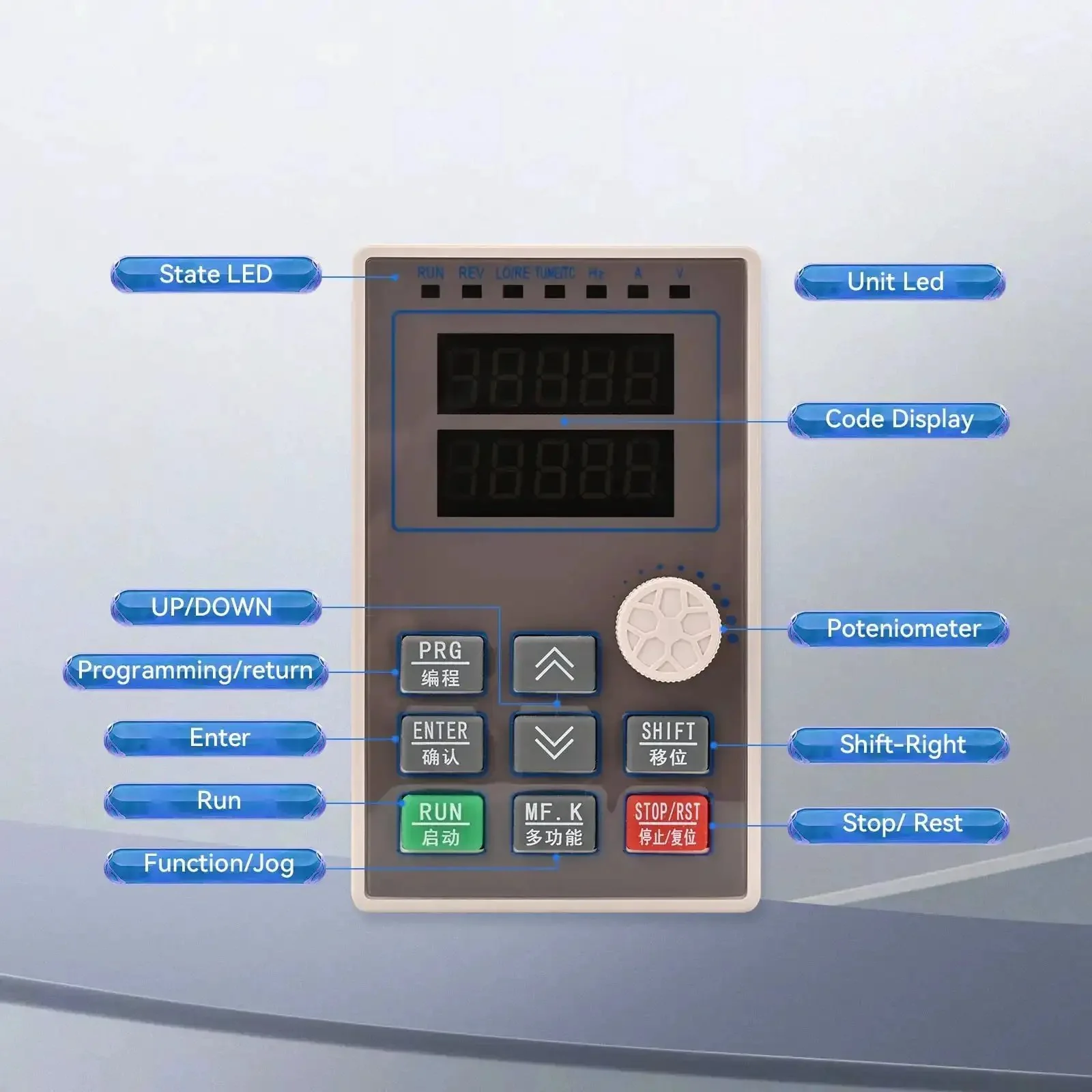 Powerful 2.2kW VFD Inverter for CNC Spindle Motor 380V Input Supports Single or Three Phase 0 to 3000 Hz Output 3HP Variable Frequency Drive for Precise Speed Control - Image 3