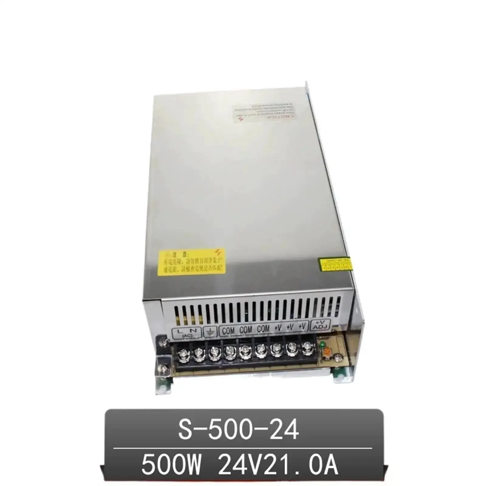 Powerful 500W 24V 20A Single Output Switch Mode Power Supply For LED Lighting Systems SMPS Driver S50024 Durable Efficient Plug And Play No Fuss Unit With Stable Quiet Operation For Industrial And DIY Projects - Image 3