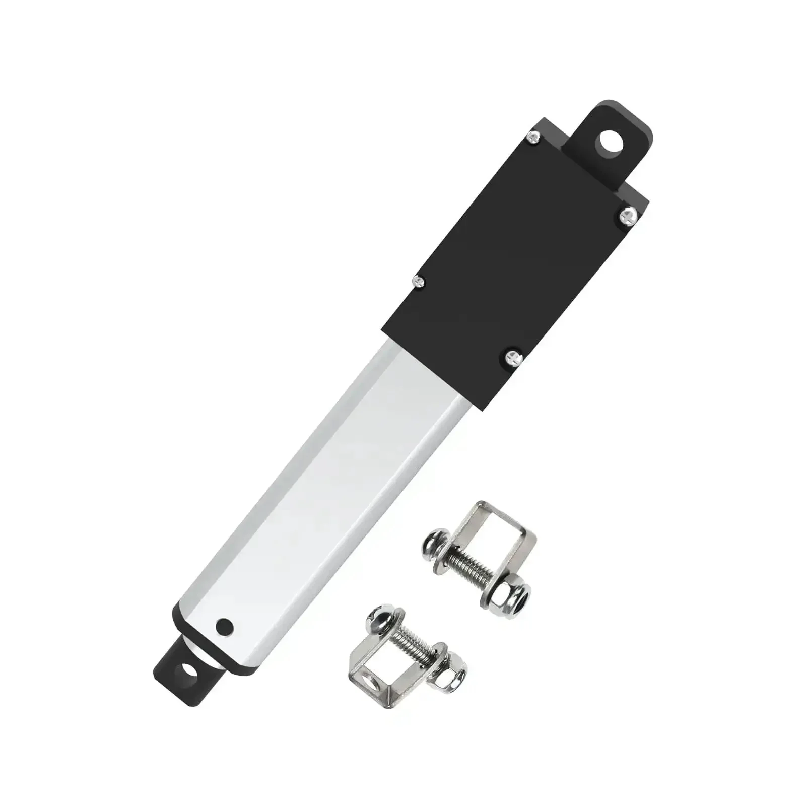 Powerful 75mm 20N Mini Linear Actuator 12V High Speed 1.2 Inches Per Second 4.5lb Load 3 Inch Stroke Includes Mounting Brackets For Robotics And Home Automation Compact Durable Electric Motion