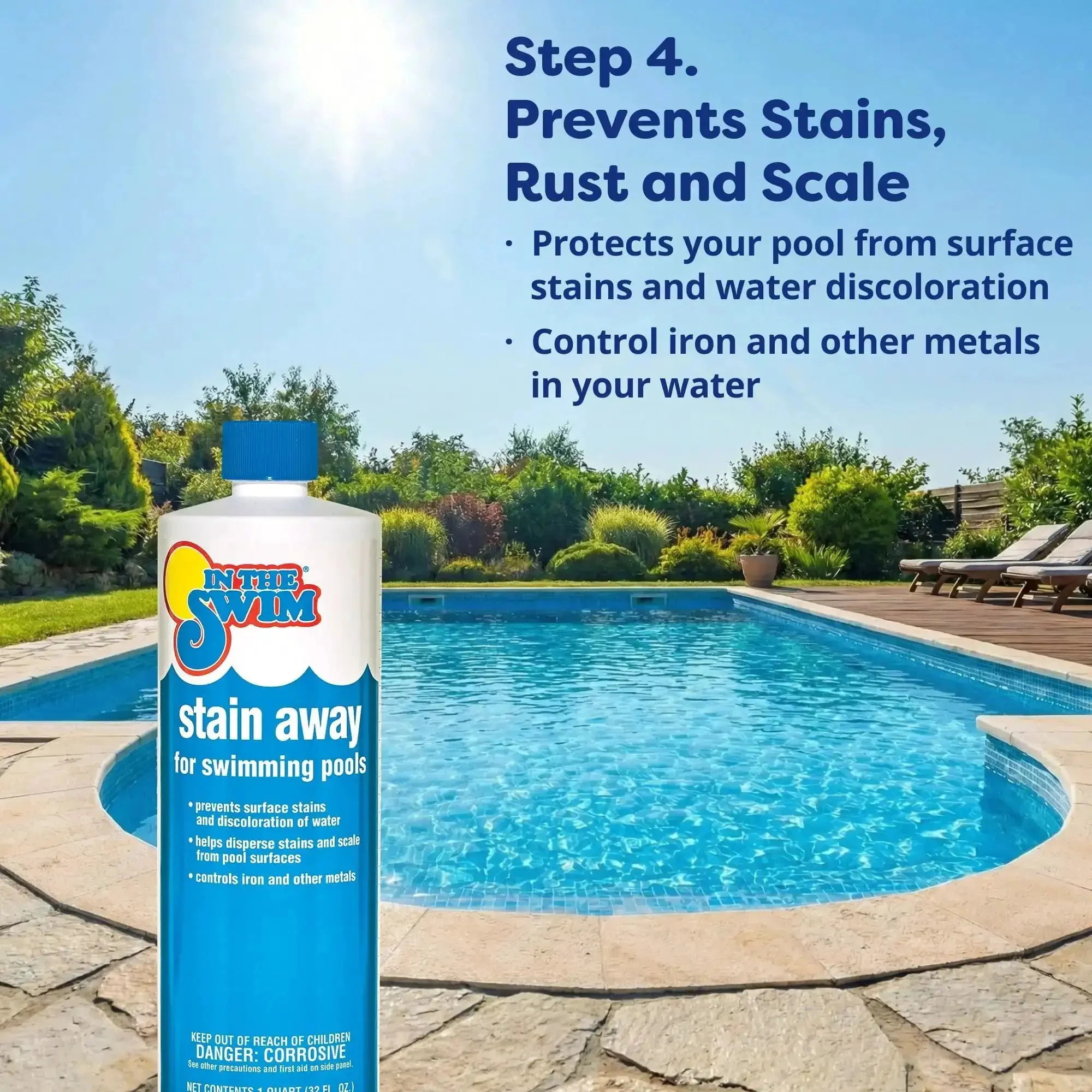 Pre Measured Pool Opening Kit For Up To 35,000 Gallons With Sodium Dichlor Clarifier And Algaecide For Above Ground And In Ground Pools No Guesswork For Crystal Clear Water - Image 7