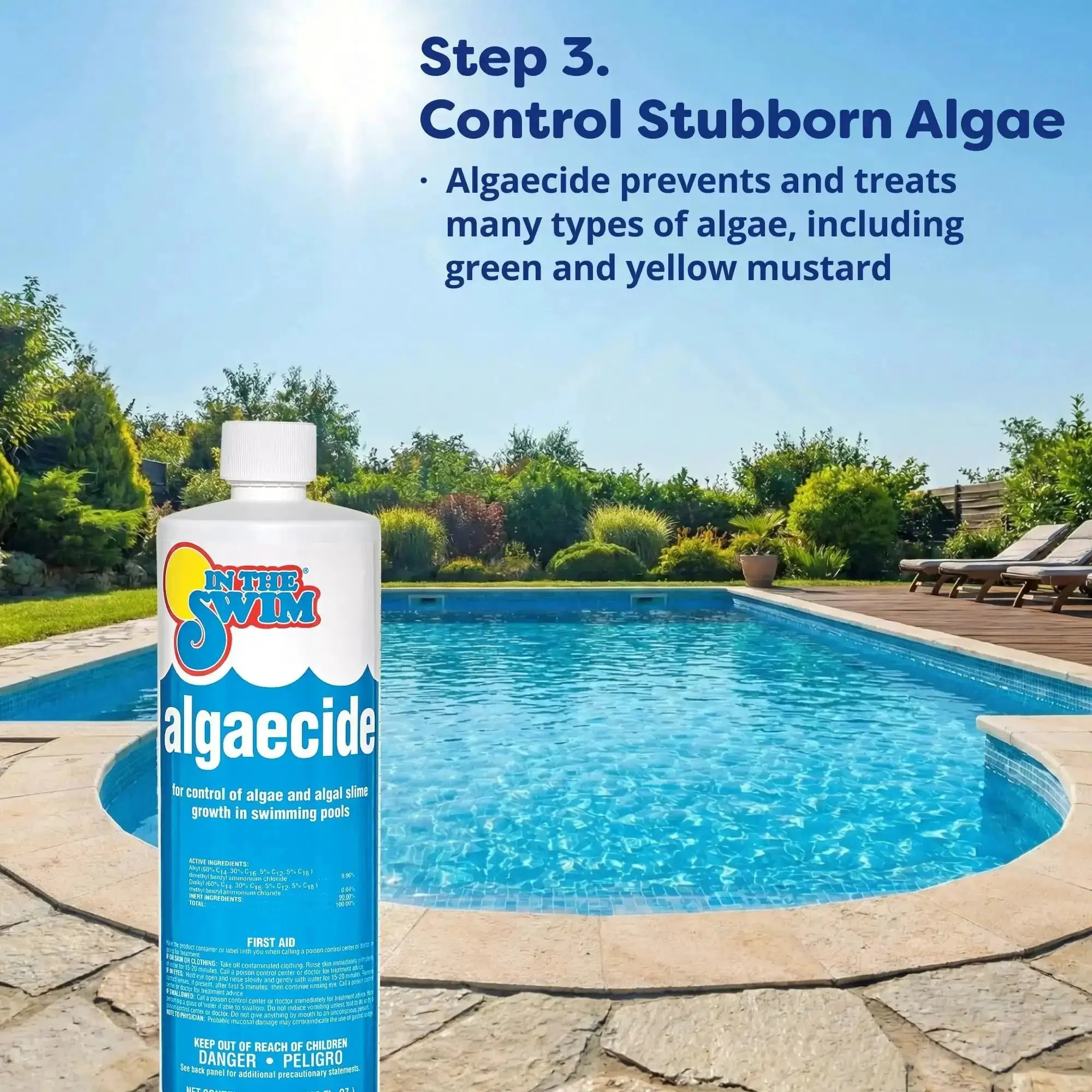 Pre Measured Pool Opening Kit For Up To 35,000 Gallons With Sodium Dichlor Clarifier And Algaecide For Above Ground And In Ground Pools No Guesswork For Crystal Clear Water - Image 8