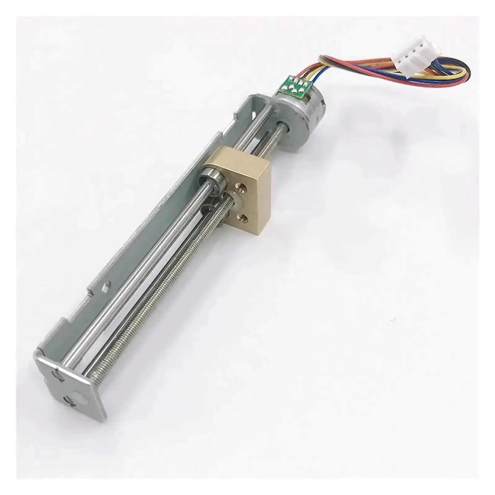 Precision Linear Actuator With 15mm Travel, Two Phase Four Wire Stepper Motor, Five Volt And Six Volt Compatible, Electronic Starter, Screw Nut Drive, 90mm Long Stroke For DIY 3D Printers And CNC Machines Great For Prototyping And Automated Builds - Image 5