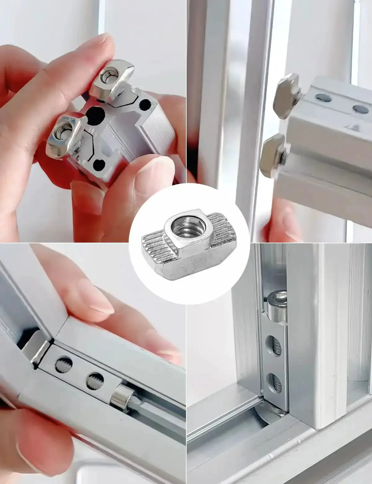 Premium 20 Pack One Quarter Inch Twenty Thread Pitch T Slot Nuts For 4545 Series Aluminum Extrusion Profiles Drop In Fit Forty Five Millimeter Square Rails Rugged Build Ready For Custom Machinery Frames - Image 2