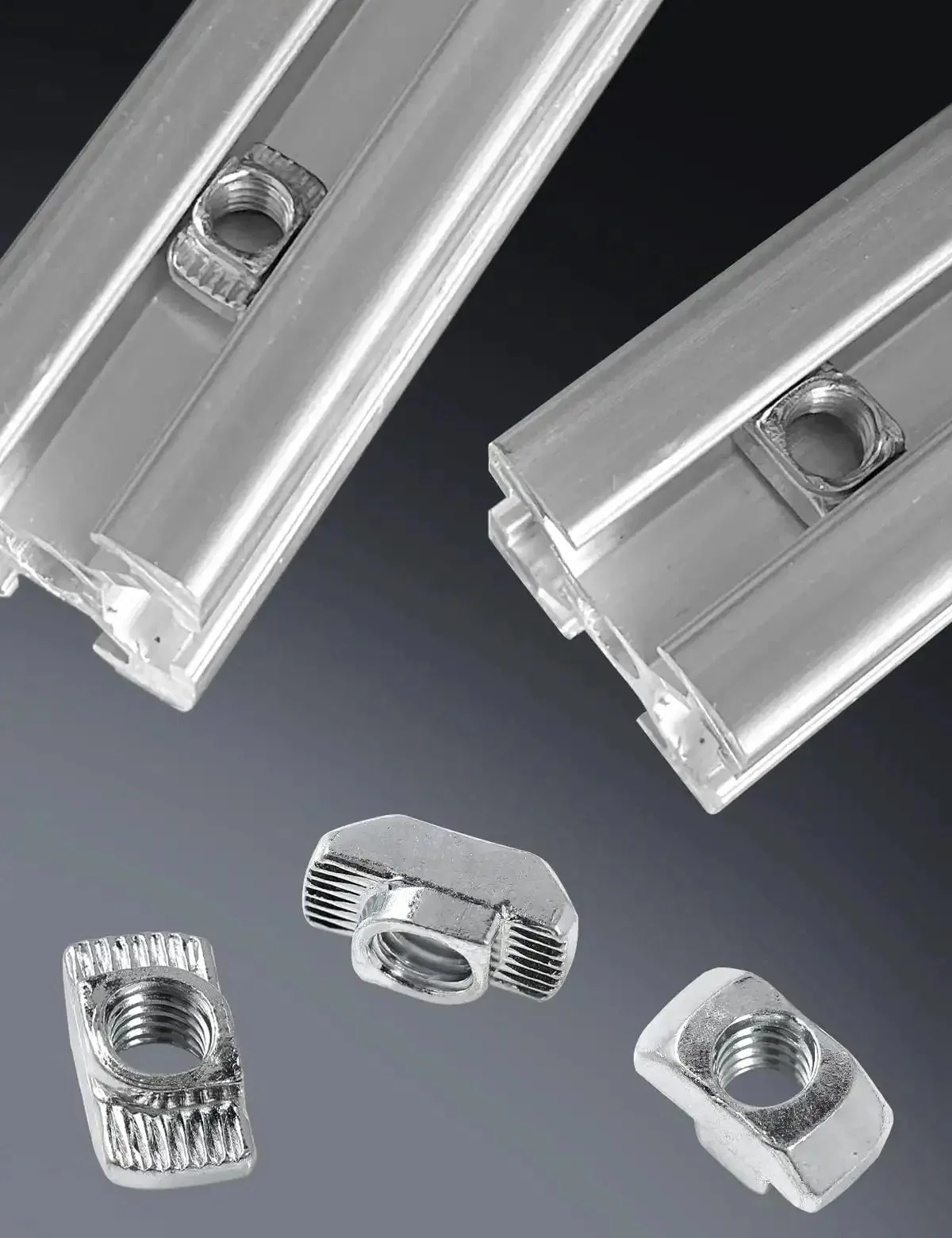 Premium 20 Pack One Quarter Inch Twenty Thread Pitch T Slot Nuts For 4545 Series Aluminum Extrusion Profiles Drop In Fit Forty Five Millimeter Square Rails Rugged Build Ready For Custom Machinery Frames - Image 5