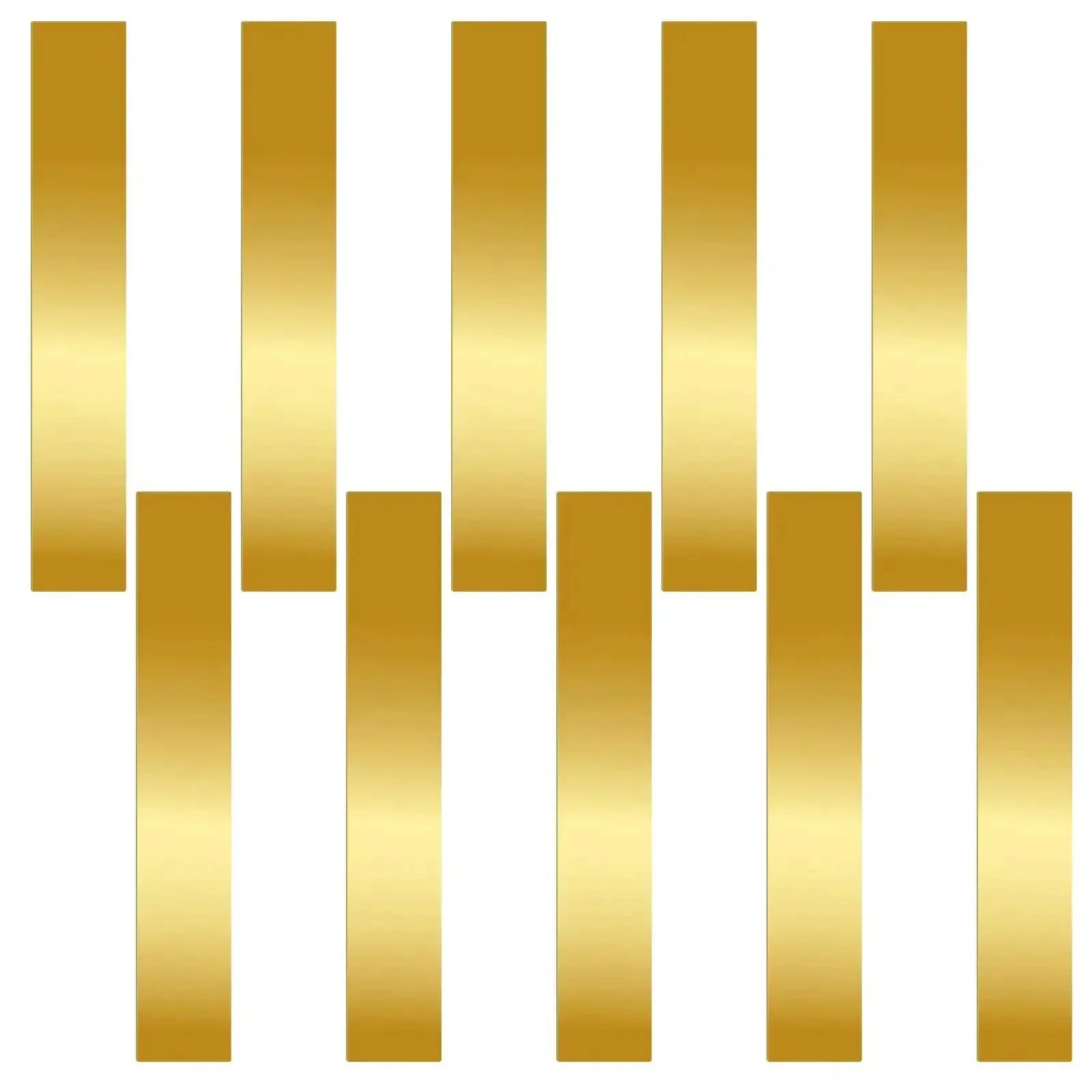 Premium Brass Shim Stock Kit For DIY Crafters, 10 Pieces Of 0.004 Inch Thick Brass Strips, 6 Inches Long By 1 Inch Wide, High Quality Brass Sheet Metal Plates For Jewelry Making, Decor, Model Building And Repairs