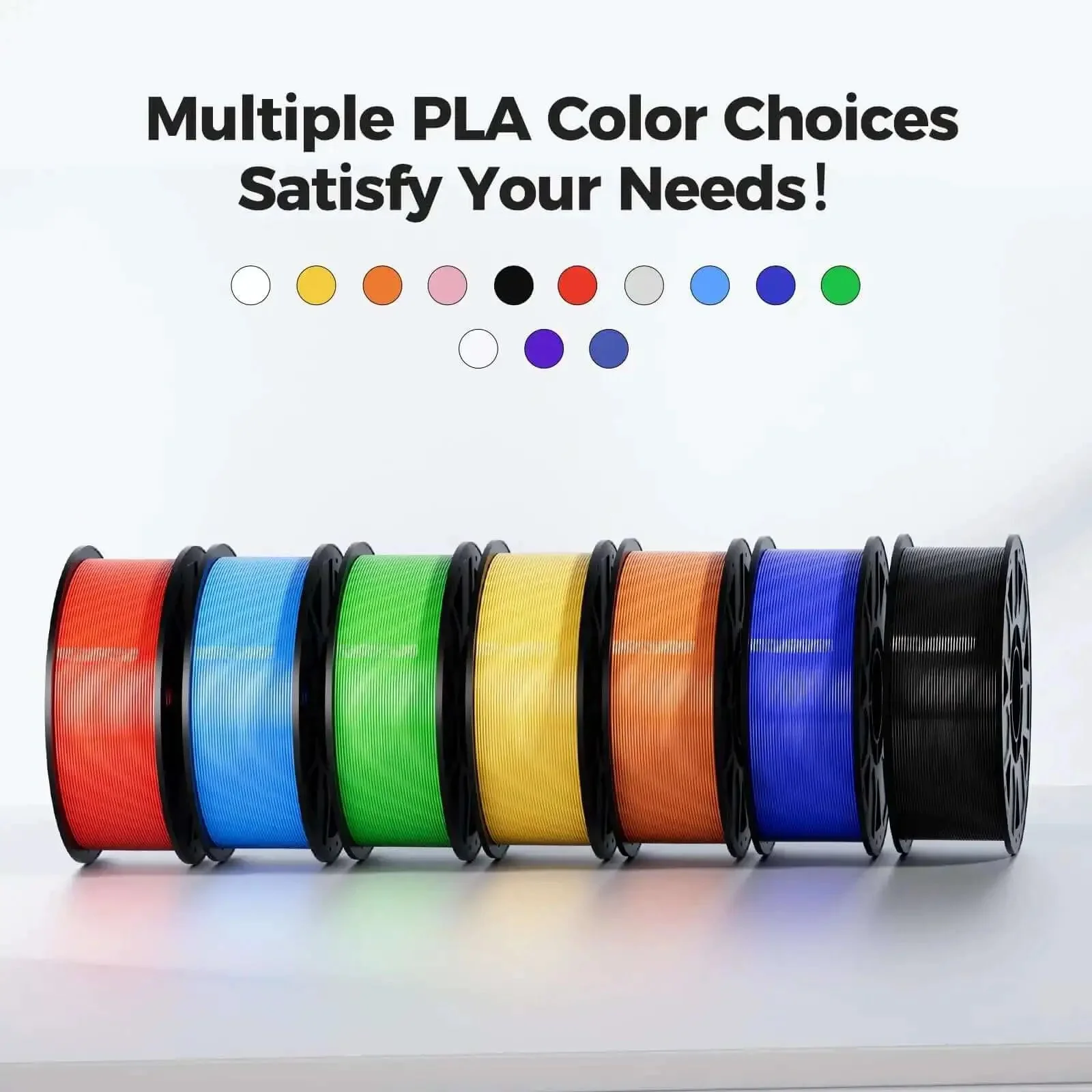 Premium PETG 3D Printer Filament 1.75mm 2kg For Ender Series Ultra Dope Toughness Odorless Printing Smooth Flow Moisture Resistant High Strength Prints Black And White Filament - Image 4