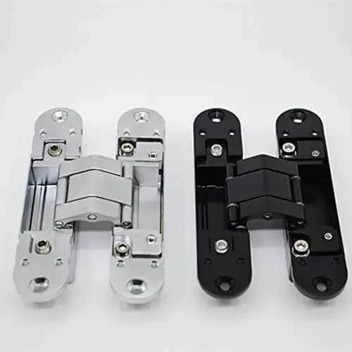 Premium Zinc Alloy Hidden Three Dimensional Adjustable Door Hinge For Cabinets And Closets Ultra Durable With Smooth 3D Movement Easy Install Keeps Doors Aligned And Sturdy For Dressers Wardrobes And Home Cabinet Projects - Image 4