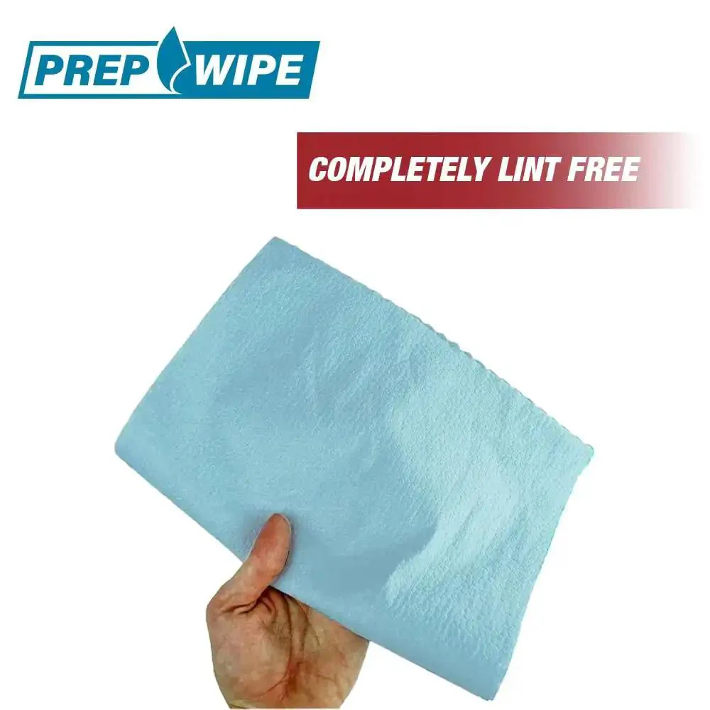 Prep Wipe Lint Free Towels Heavy Duty Cloths For Household And Industrial Use Disposable Rags Nonwoven Wipes 300 Pack 9 By 17 Inches Blue Ultra Low Lint For Painting Prep And Tough Cleaning Jobs - Image 7