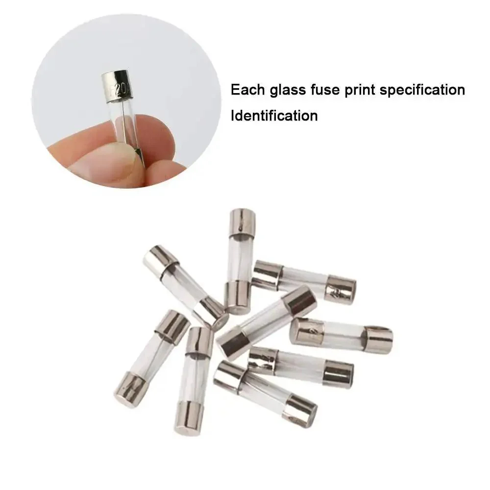Pro Car Fast Blow Glass Tube Fuse Kit Loadout With 100 Quick Blow Fuses 6x30mm 0.5A To 30A Range Plus 20 Fuse Holders 5 Inline Screw Type Holders And Clear Plastic Storage Box - Image 2
