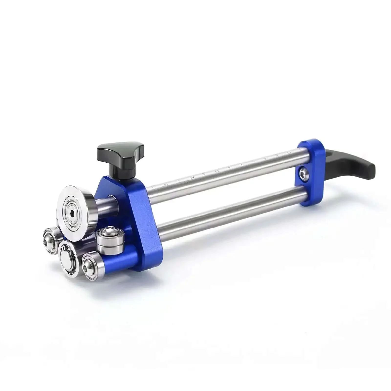 Pro Grade 1 Station Sheet Metal Roller Bender For Pros Quick Setup Metal Roofing Tools Lightweight Portable Fabrication Tool With 0 To 100 Degree Bend Range Angled Roller Keeps Surfaces Scratch Free Great For Profiling Panels - Image 2