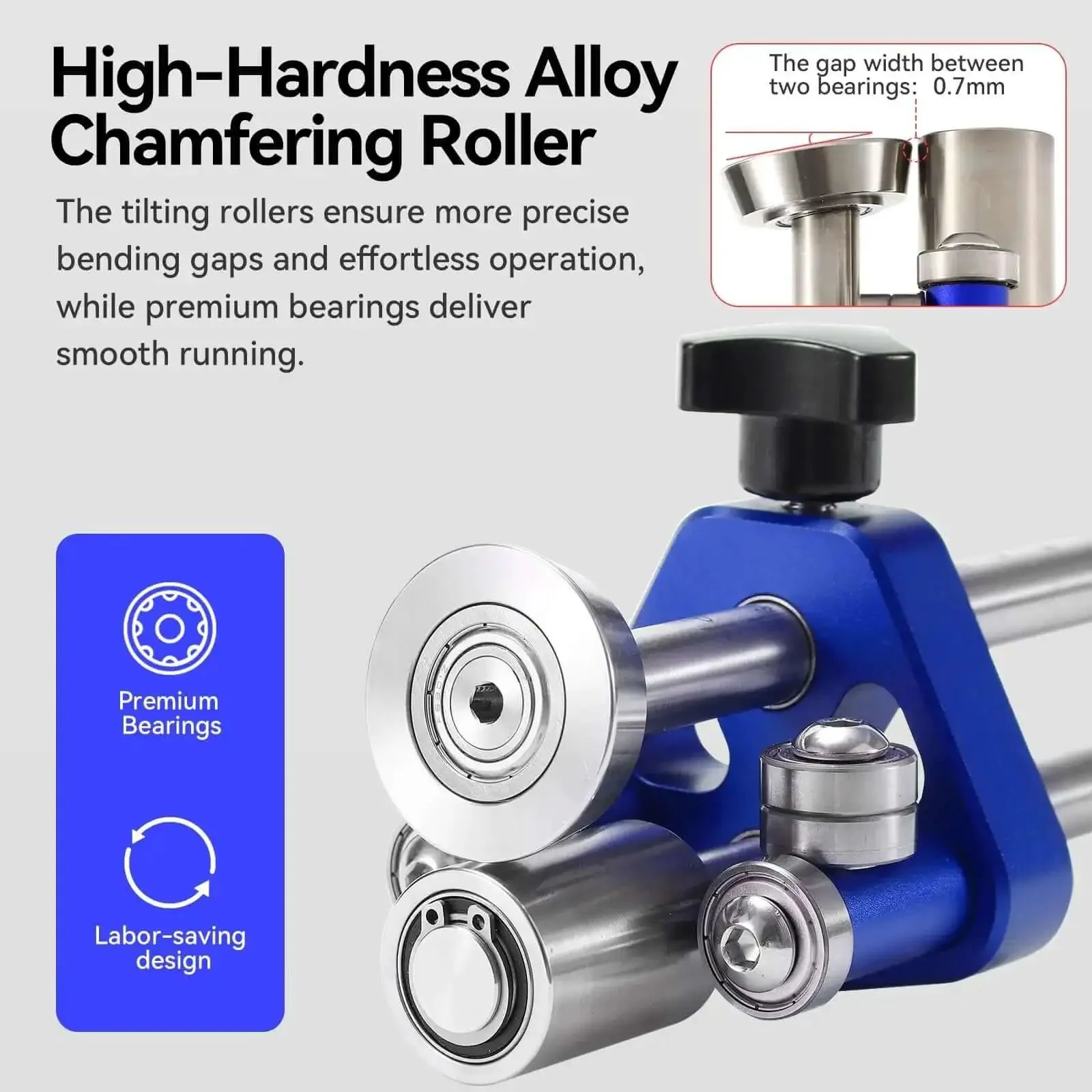 Pro Grade 1 Station Sheet Metal Roller Bender For Pros Quick Setup Metal Roofing Tools Lightweight Portable Fabrication Tool With 0 To 100 Degree Bend Range Angled Roller Keeps Surfaces Scratch Free Great For Profiling Panels - Image 9
