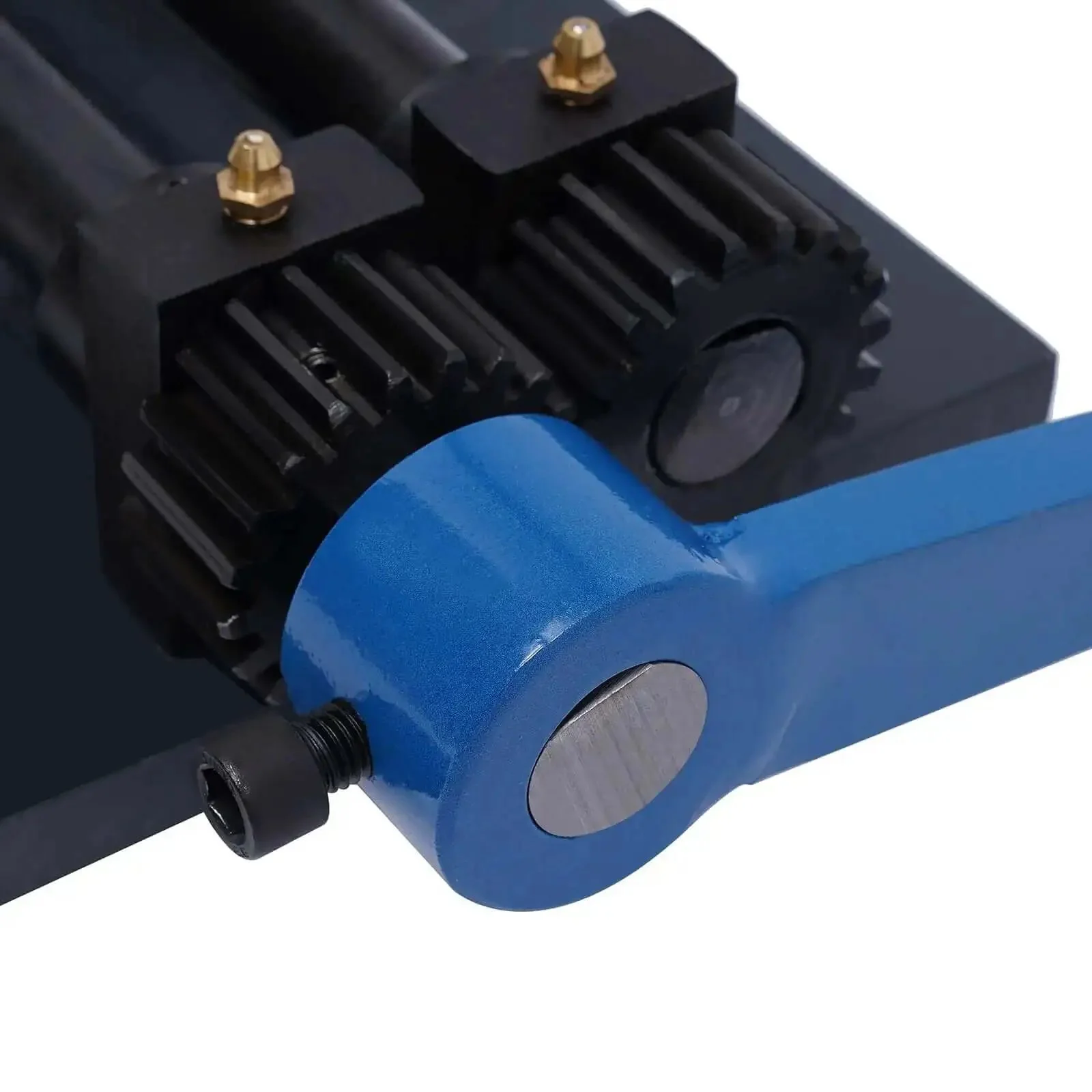 Pro Grade 12 Inch Gear Driven Sheet Metal Bead Roller Machine With Six Die Set 1.2mm Capacity For Beading Wiring Flanging And Elbow Bending On A Sturdy Bench - Image 4
