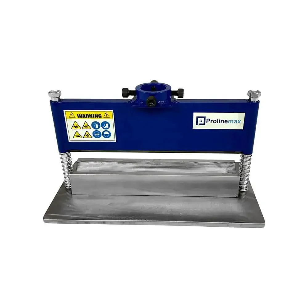 Pro-Grade 12 Inch Press Brake Bender V Block Attachment For 12 Or 20 Ton Hydraulic Shop Press Lets You Bend Up To 12 Inches Of Sheet Metal Handles Three Sixteenths To Three Eighths Inch Thickness Easy Install Heavy Duty Performance