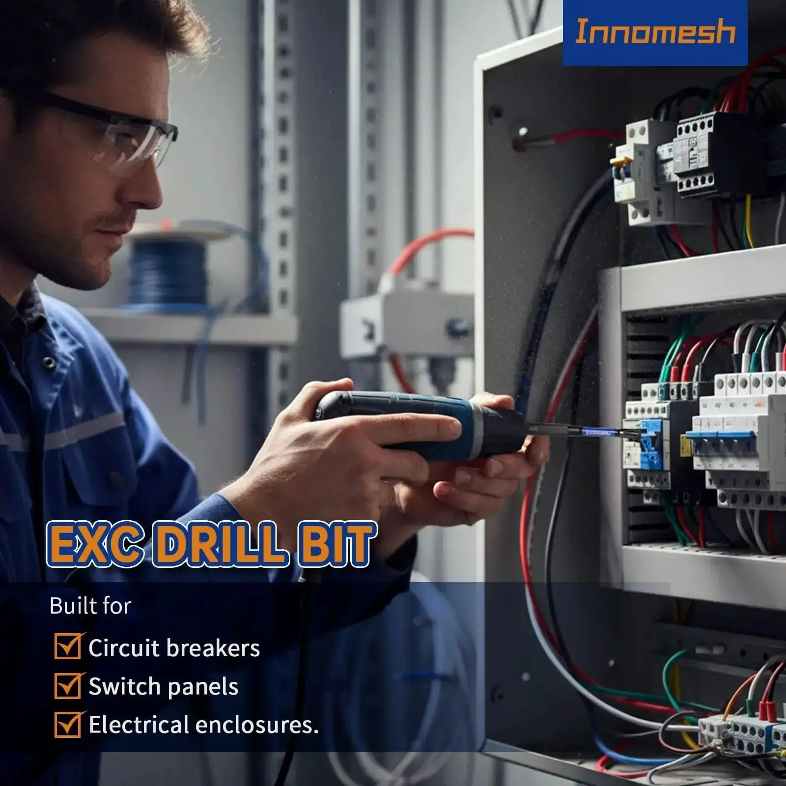 Pro Grade 13Piece ECX Bit Set FPH2 With Phillips Pozidriv Slotted Bits For Impact Drivers S2 Steel Laser Size Markings Magnetic Bit Holder 25mm 50mm 75mm 100mm 150mm Lengths Electrician Drill Bit Tools Built To Last - Image 2