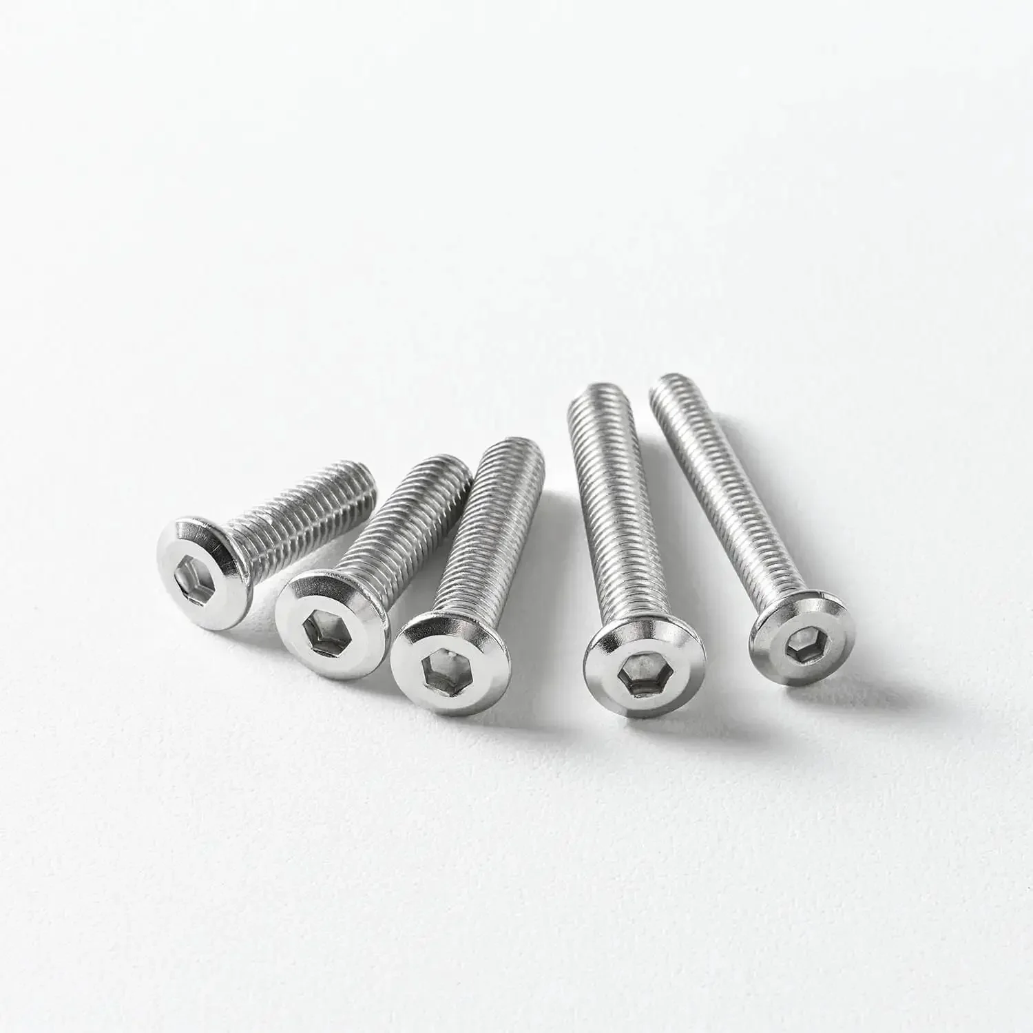 Pro Grade 1/4-20 x 1-1/4 Inch Flat Head Hex Socket Cap Screws Kit, 20 Pack, Stainless Steel 304 18-8 Bright Finish, Hex Drive, Fully Machine Thread Fasteners For Home, Office, And DIY Projects - Image 4