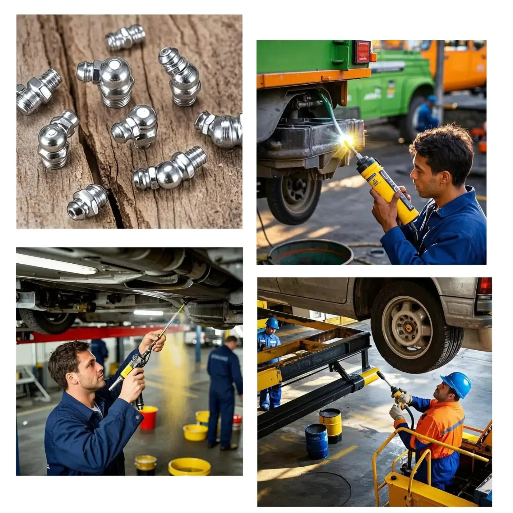 Pro Grade 140 Piece Grease Fittings Kit Featuring 1/4 Inch And 1/8 Inch Zerk Fittings Plus M6 And M8 Sizes In Straight 90 Degree And 45 Degree Angled Styles For Angled Grease Guns And Hydraulic Systems - Image 2