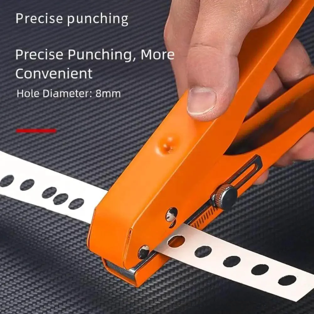 Pro Grade 15mm Hole Punch Pliers With Fixed Guide For Paper Cardboard PVC Cards Leather And Thin Metal Sheets, Delivers Clean Holes Up To 30 Sheets, Ergonomic Anti Slip Grip, Great For Office, School, And DIY Crafts - Image 3