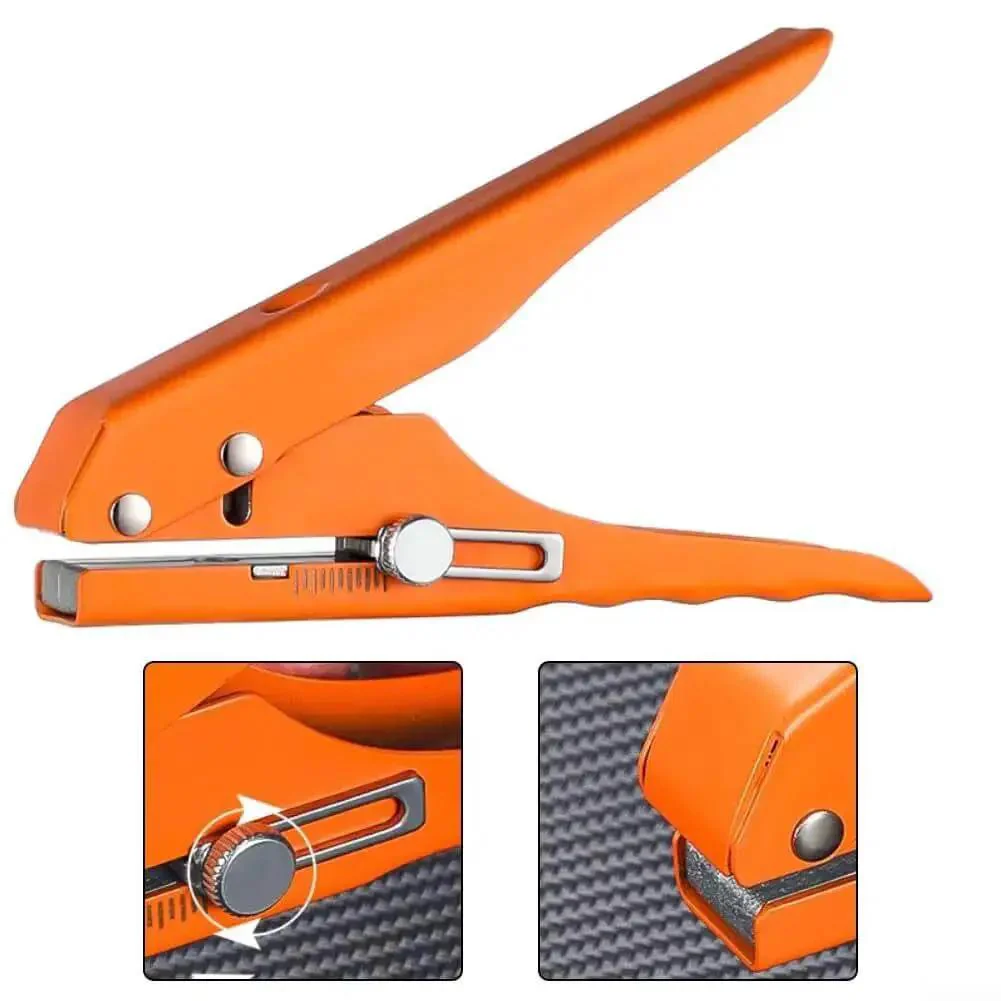 Pro Grade 15mm Hole Punch Pliers With Fixed Guide For Paper Cardboard PVC Cards Leather And Thin Metal Sheets, Delivers Clean Holes Up To 30 Sheets, Ergonomic Anti Slip Grip, Great For Office, School, And DIY Crafts - Image 4