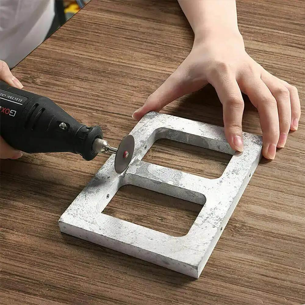 Pro Grade 30 Piece Cutting Wheel Set With HSS Circular Saw Blades Diamond Cutting Discs Resin Cutting Wheels And Mandrel Kit For Wood Glass Plastic Stone Metal Ceramic For DIY Projects - Image 5