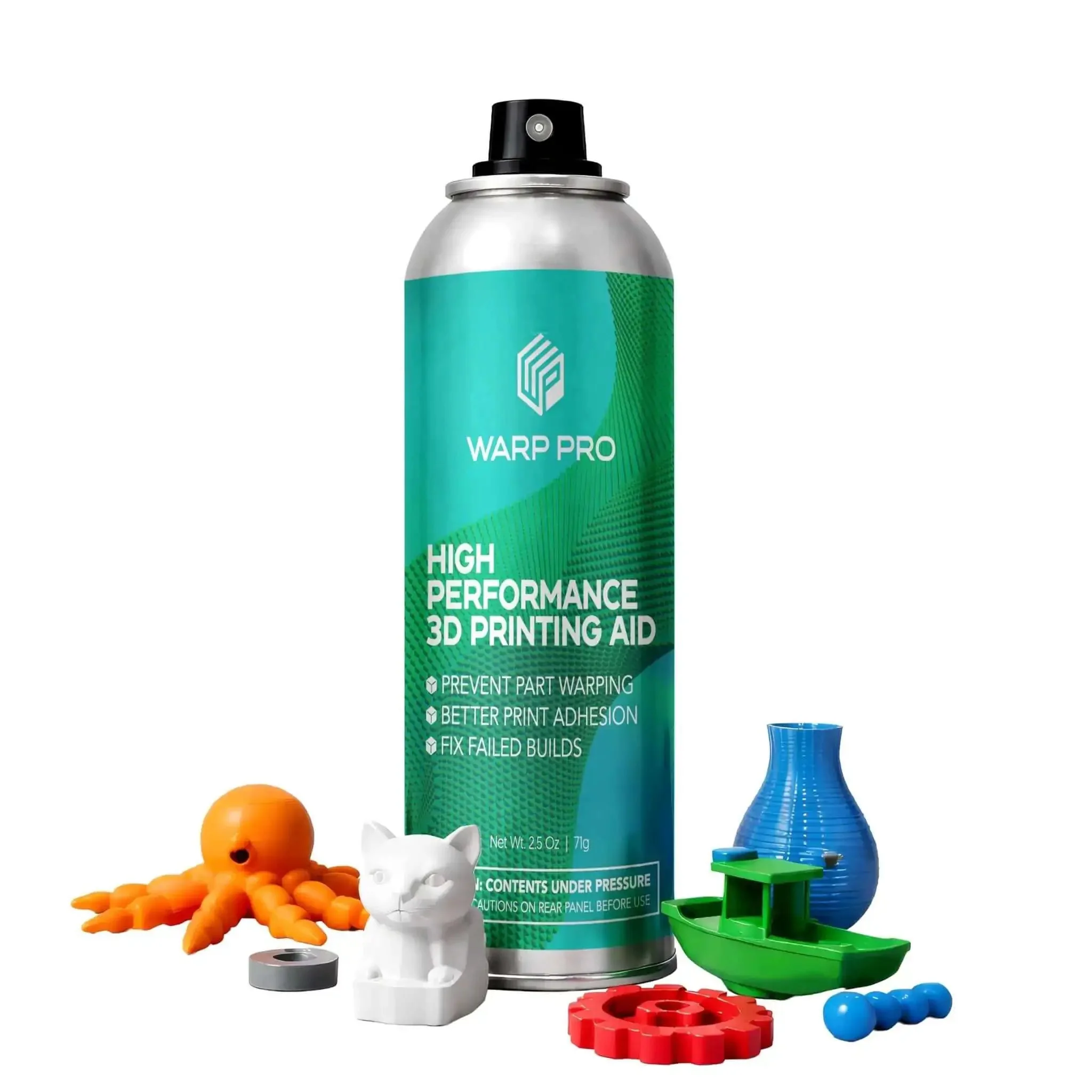 Pro Grade 3D Printer Bed Adhesive Spray For Warp Free Prints Easy Spray On Build Plate Solution That Is Water Washable No More Glue Sticks Works With All Filaments And Build Surfaces