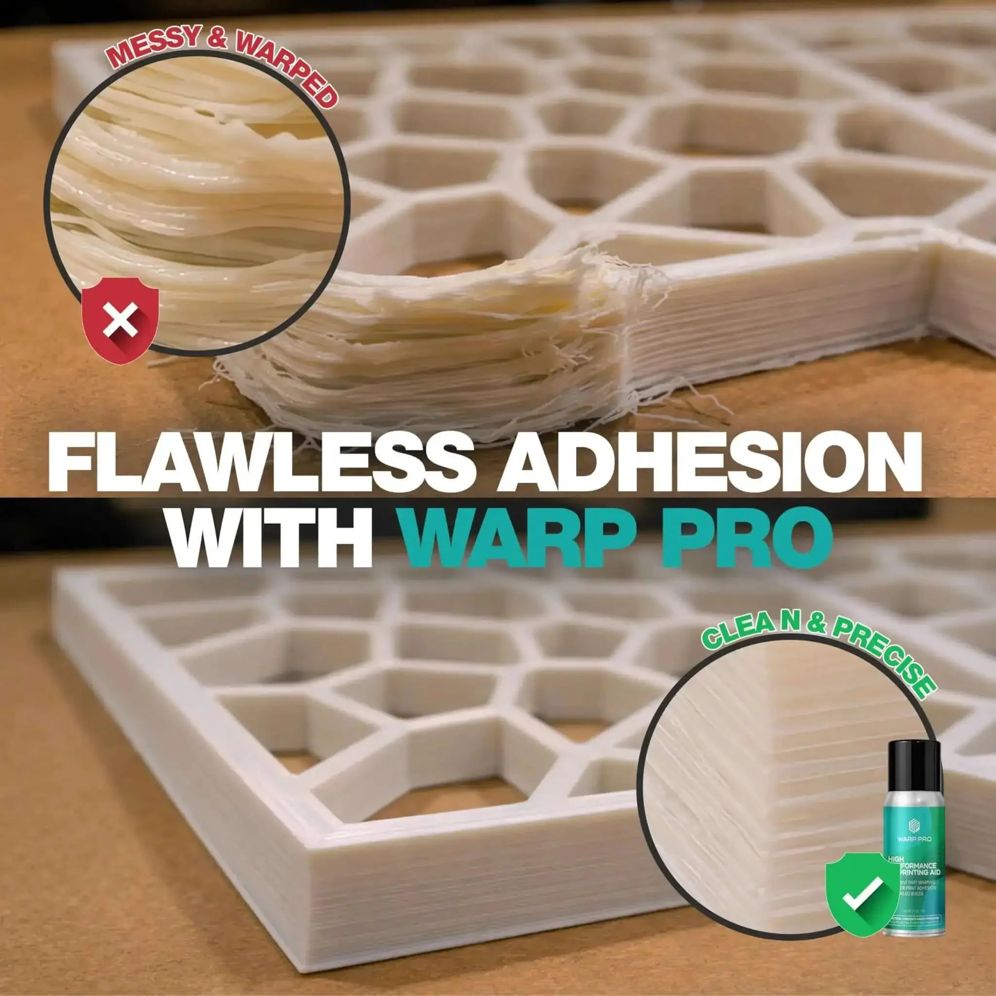 Pro Grade 3D Printer Bed Adhesive Spray For Warp Free Prints Easy Spray On Build Plate Solution That Is Water Washable No More Glue Sticks Works With All Filaments And Build Surfaces - Image 2