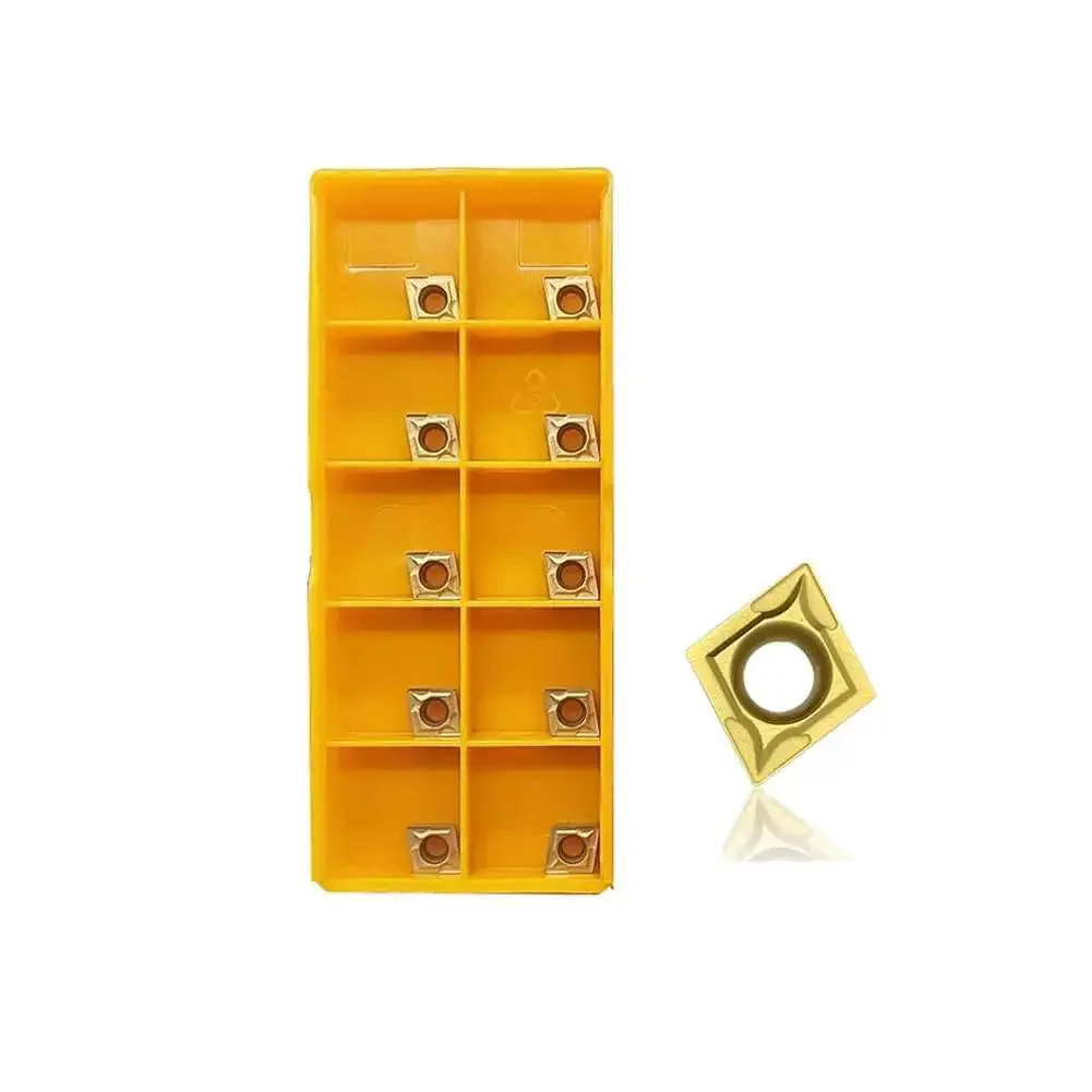 Pro Grade 50 Pack CCMT21.51 CCMT060204 Carbide Turning Inserts Multilayer Coated For Lathe Turning Stainless Steel And Steel Fast Cutting Low Friction Long Life Smooth Chip Evacuation Replacement Inserts For Lathe Tool Holders - Image 6