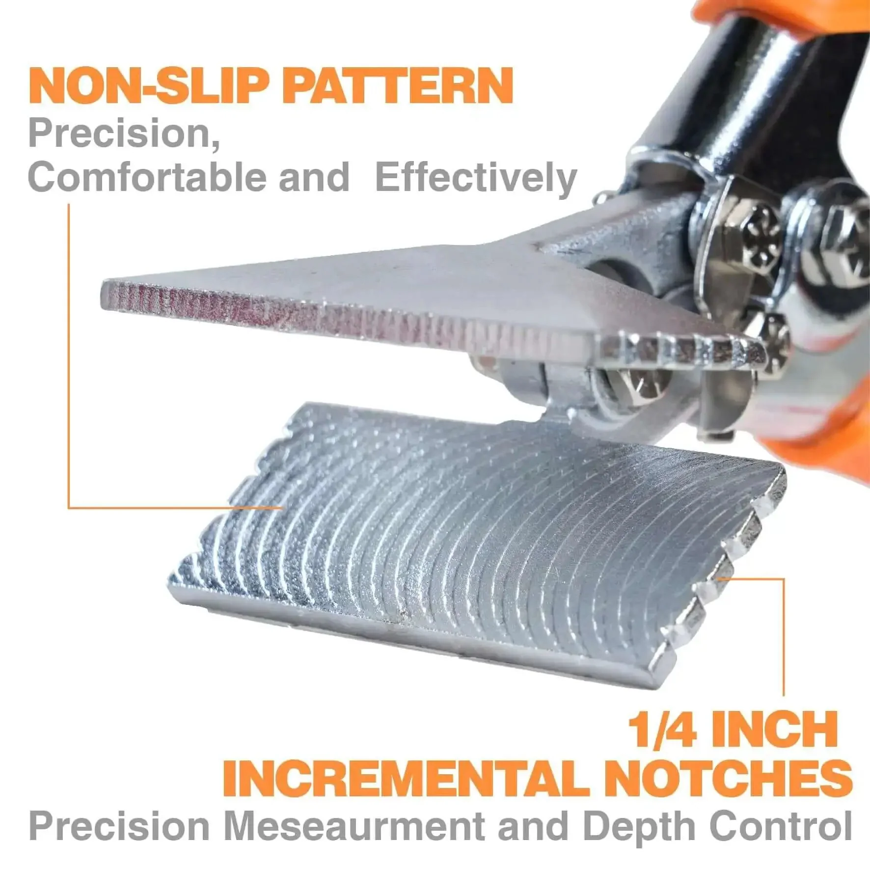 Pro-Grade 6 Inch Sheet Metal Hand Seamer With Ergonomic Grip, Straight Jaw Pliers For Bending And Flattening Steel, Aluminum And Galvanized Sheets, Heavy-Duty HVAC And Metalworking Tool For Pros - Image 4