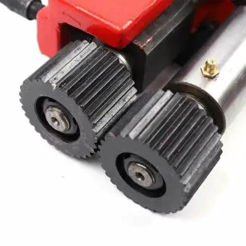 Pro Grade 7 Inch Sheet Metal Bead Roller Bender Kit With 6 Dies, 22 Gauge Capacity, Rotary Swaging And Flanging Tool For Beading, Elbows, Wiring, Crimping And Metal Fabrication - Image 4