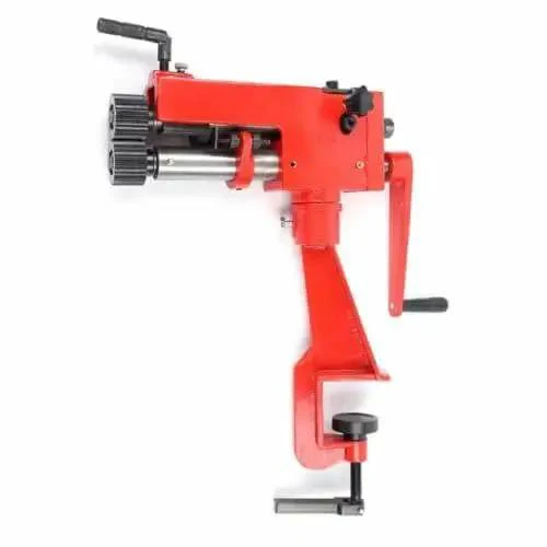 Pro Grade 7 Inch Sheet Metal Bead Roller Bender Kit With 6 Dies, 22 Gauge Capacity, Rotary Swaging And Flanging Tool For Beading, Elbows, Wiring, Crimping And Metal Fabrication - Image 8