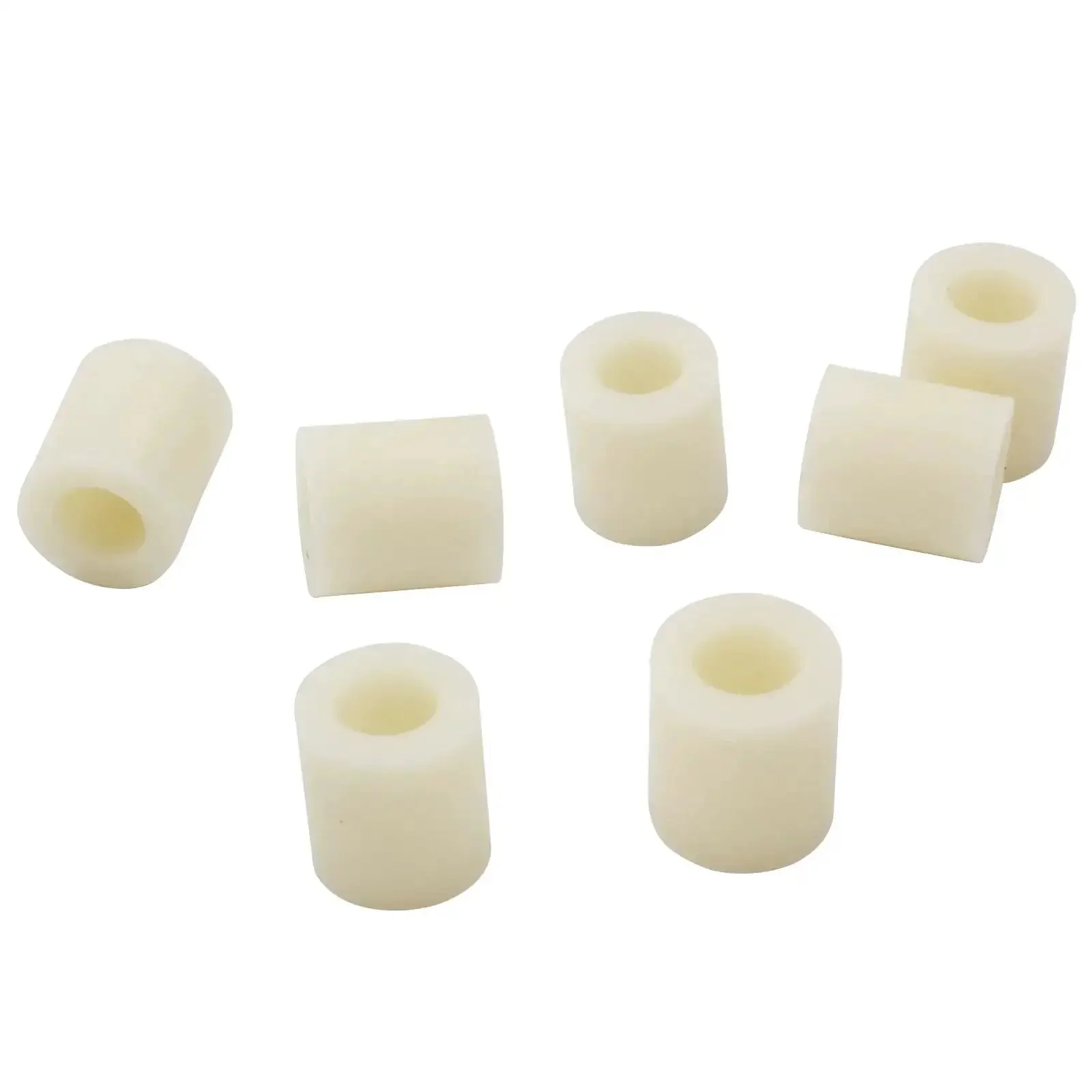 Pro Grade ABS Plastic Spacers 0.45 Inch OD 0.24 Inch ID 0.5 Inch Thick Unthreaded Standoff Bushings Anti Vibration Multi-Purpose Black Round Washers Pack Of 50 For Home And Car Projects - Image 2