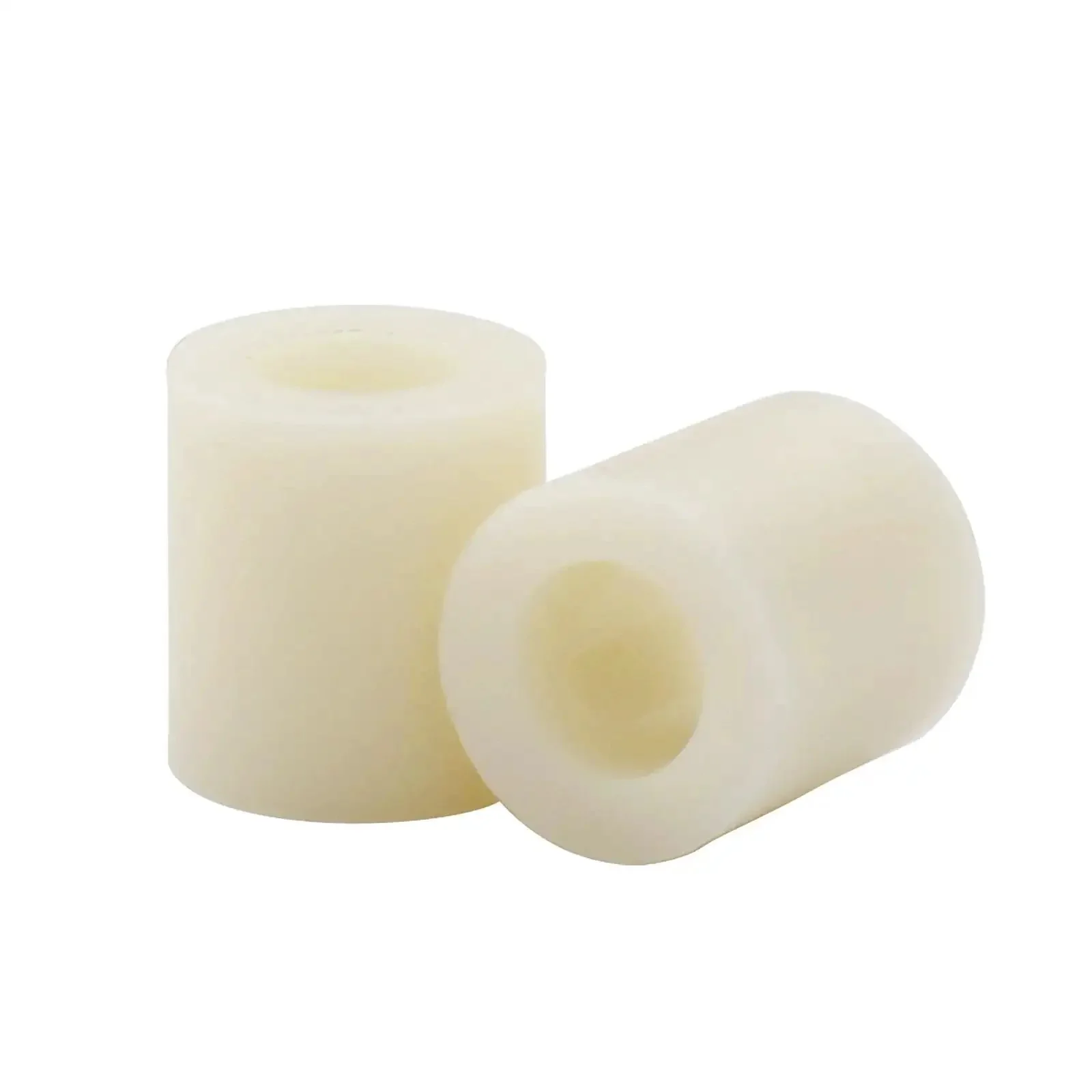 Pro Grade ABS Plastic Spacers 0.45 Inch OD 0.24 Inch ID 0.5 Inch Thick Unthreaded Standoff Bushings Anti Vibration Multi-Purpose Black Round Washers Pack Of 50 For Home And Car Projects - Image 3