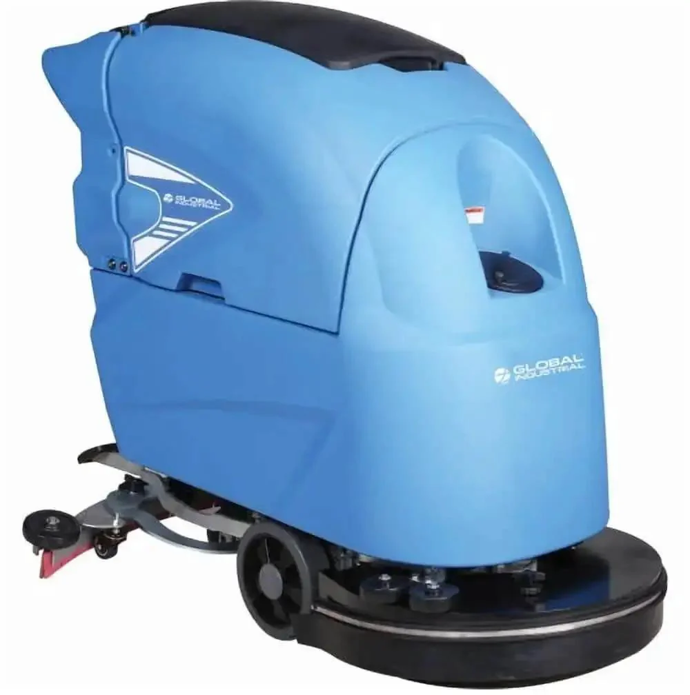 Pro Grade Auto Walk-Behind Floor Scrubber With 20 Inch Cleaning Path, Cleans Fast With Up To 22,000 Sq Ft Per Hour, Dual 12V Batteries, Large Solution And Recovery Tanks, Low Maintenance Floor Cleaner For Commercial Spaces
