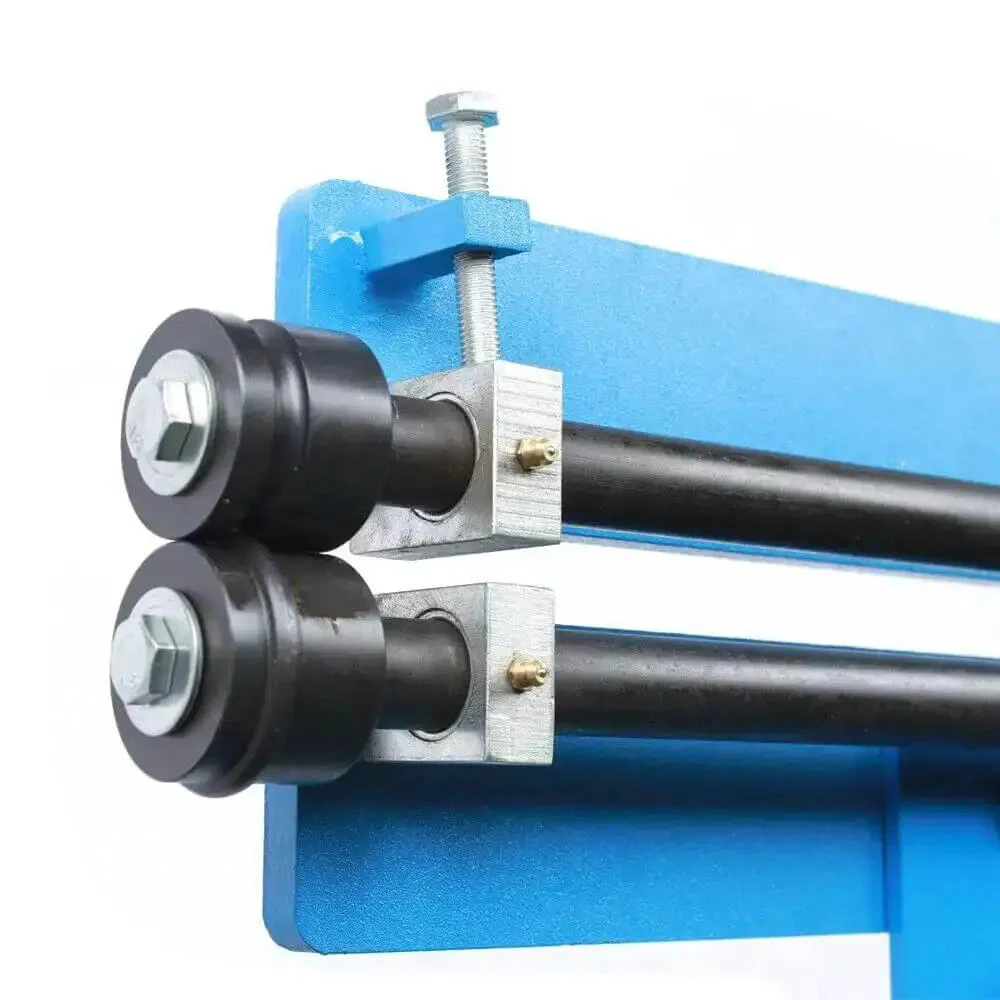 Pro Grade Bead Roller Kit For Sheet Metal With Gear Drive Manual Hand Crank Benchtop Bead Roller Bender 1.2mm Includes 6 Forming Dies Ideal For Auto Body Fabrication And Custom Metal Projects - Image 3