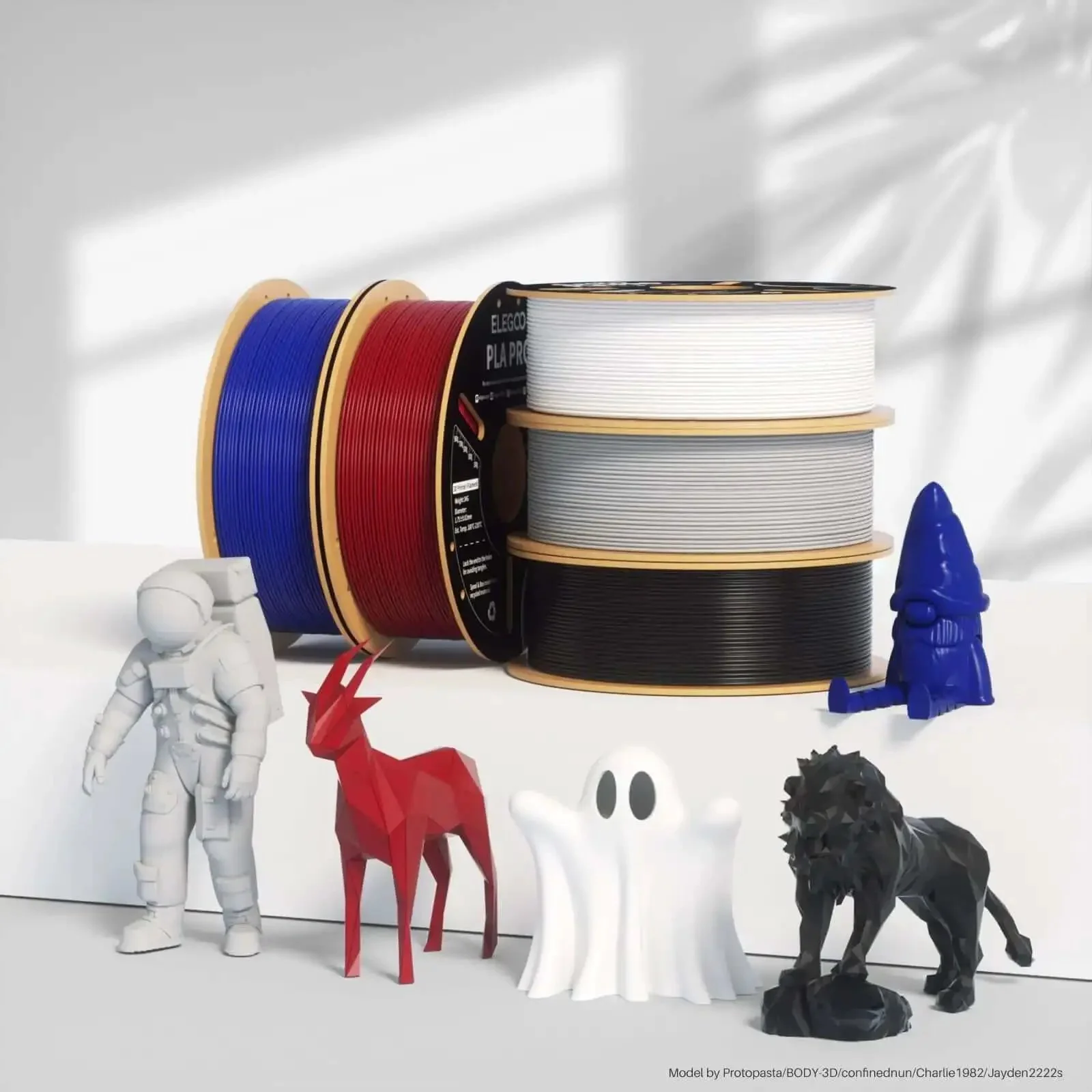 Pro Grade Burgundy Red 1.75mm PLA Pro Filament, 1Kg Spool, Enhanced Rigidity And Dimensional Accuracy 0.02mm, Ideal For Prototypes And Concepts, Smooth 30 To 250 mm Per Second Printing Speeds, Perfect For Home And Shop Builds - Image 2