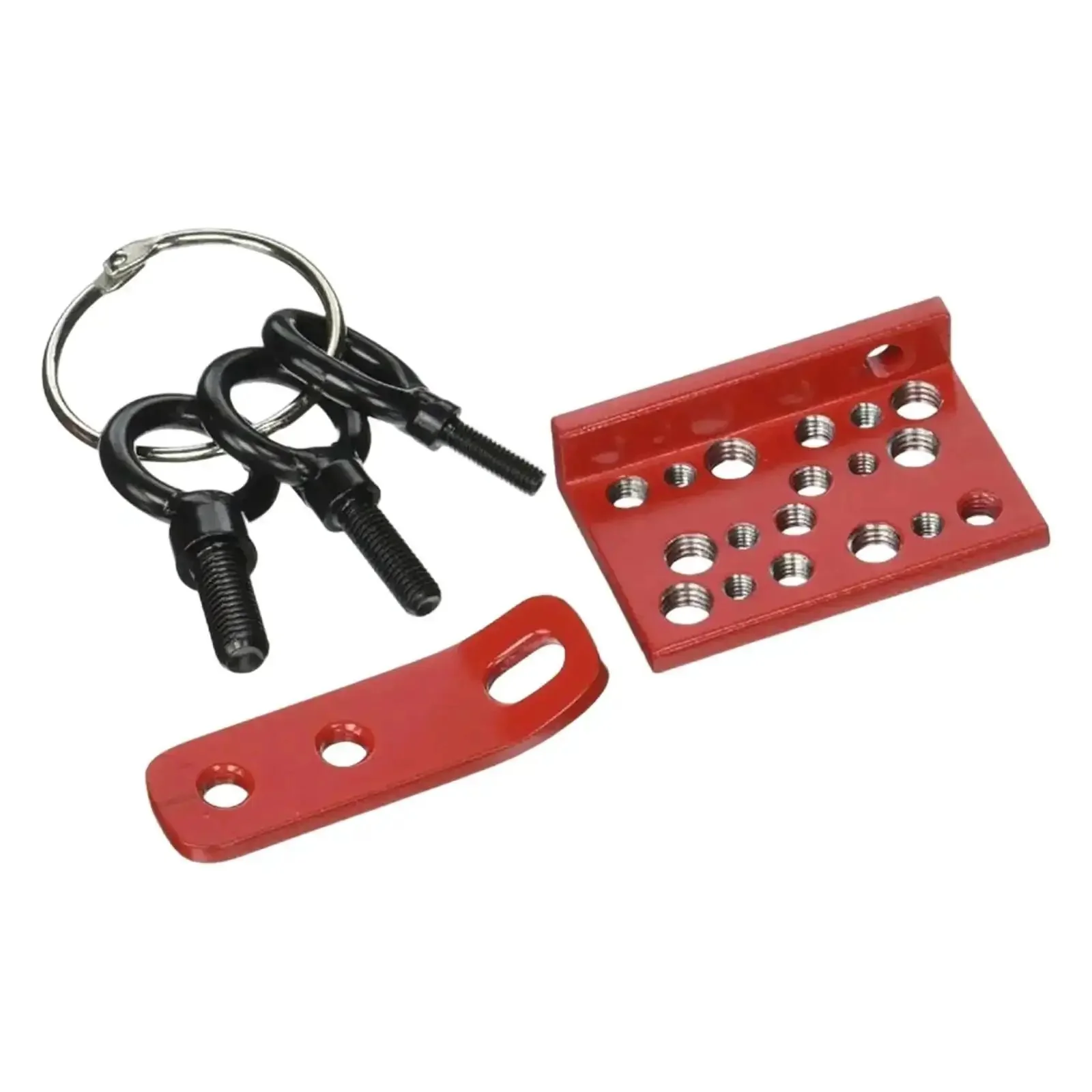 Pro Grade Car Body Repair Pull Handle Kit With 3 Inch Metal Offset Hinge Plate And Backing Plate Includes Metric Eye Bolts 6mm 8mm 10mm For Precise Realignment And Heavy Duty Body Shop Use - Image 2