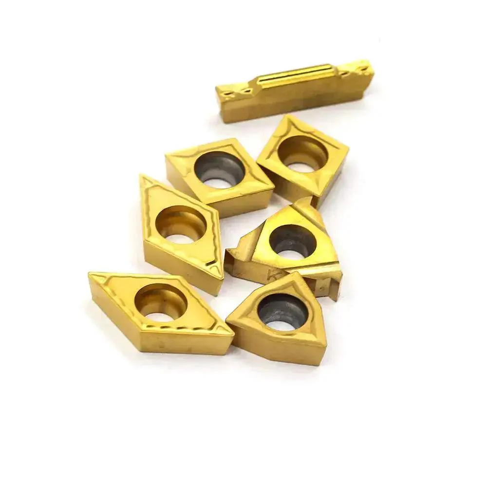 Pro-Grade Carbide Turning Inserts MGMN300 16ER A60 WCMT06T304 CCMT09T304 DCMT11T304 for Five Eighths or Three Quarters Inch Lathe Tool Holder Replacement Set of Seven Pieces for CNC Turning - Image 4