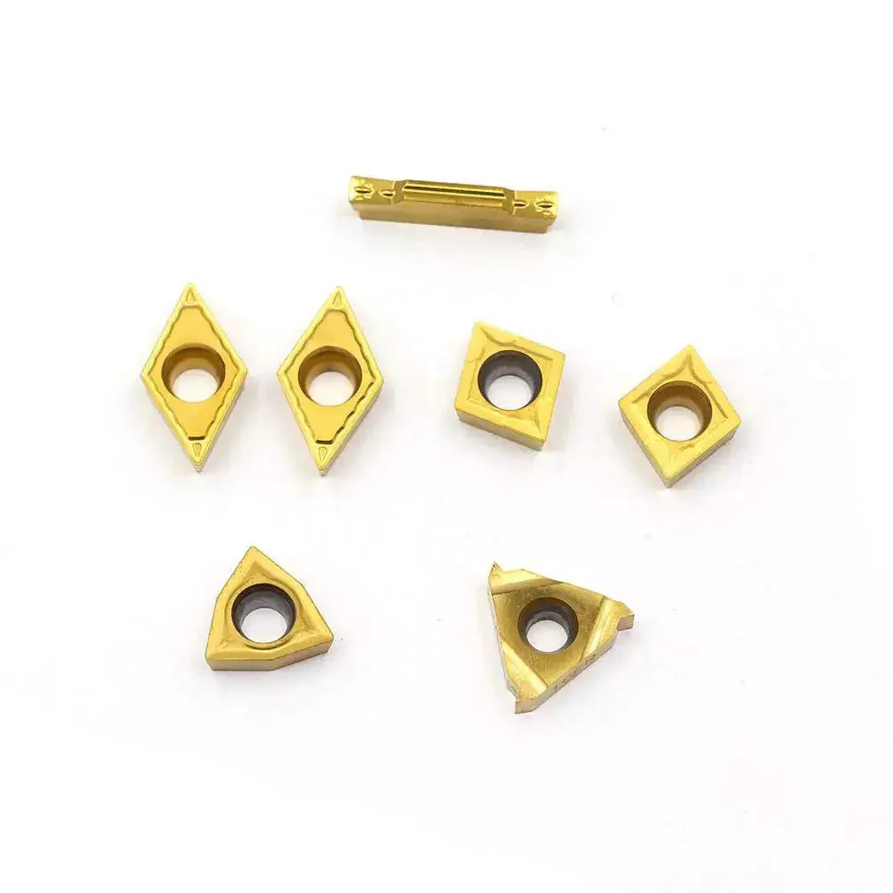 Pro-Grade Carbide Turning Inserts MGMN300 16ER A60 WCMT06T304 CCMT09T304 DCMT11T304 for Five Eighths or Three Quarters Inch Lathe Tool Holder Replacement Set of Seven Pieces for CNC Turning - Image 6