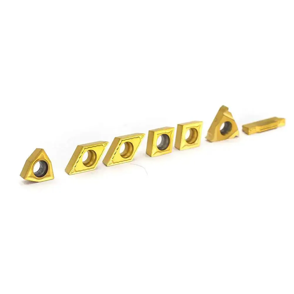 Pro-Grade Carbide Turning Inserts MGMN300 16ER A60 WCMT06T304 CCMT09T304 DCMT11T304 for Five Eighths or Three Quarters Inch Lathe Tool Holder Replacement Set of Seven Pieces for CNC Turning - Image 8