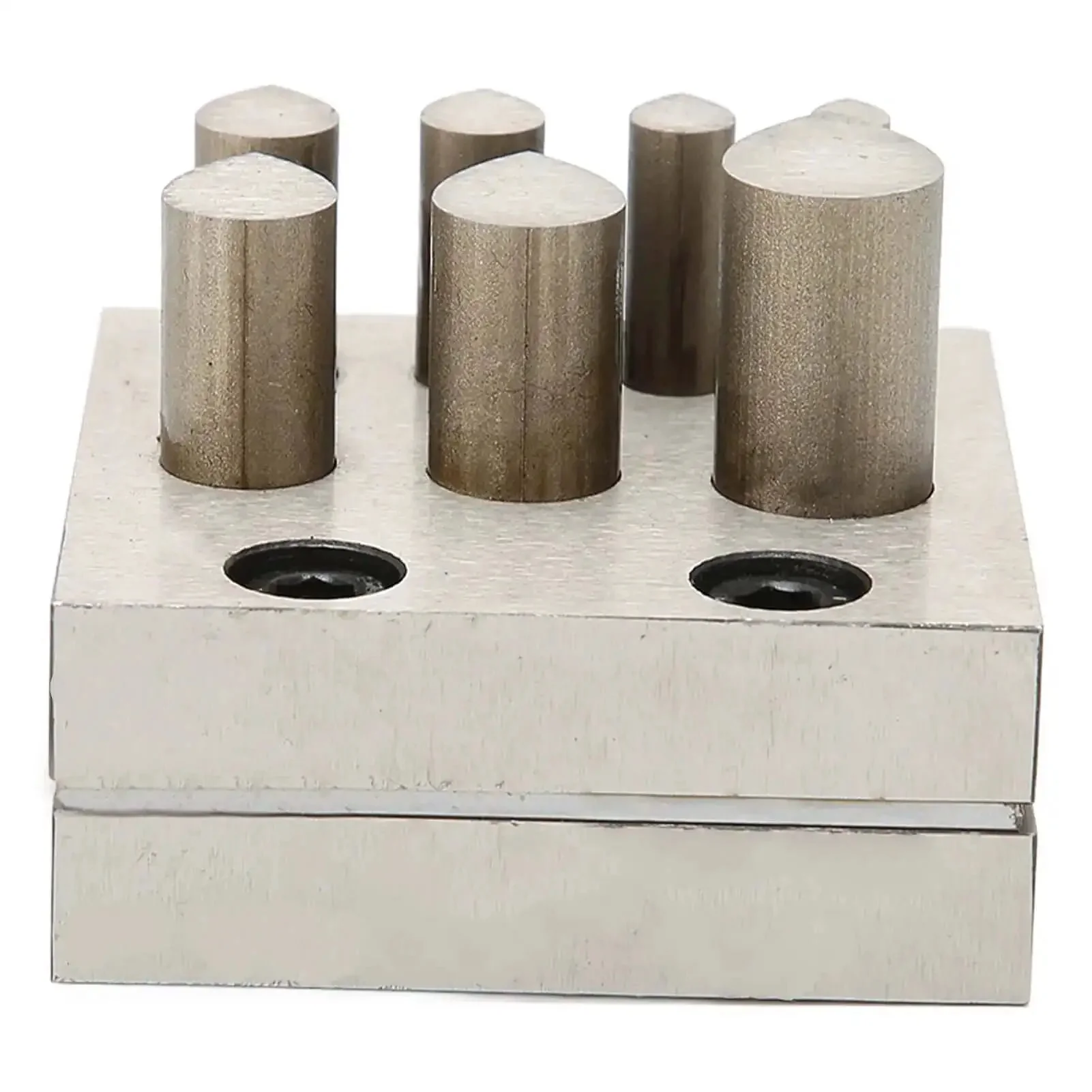 Pro Grade Disc Cutter Set For Jewelry Making, 7 Size Punch Die Plates With Flat Bottom For Accurate Punching, Metal Cutting Tool For Pendants, Charms, Beads, And Disc Forming - Image 3